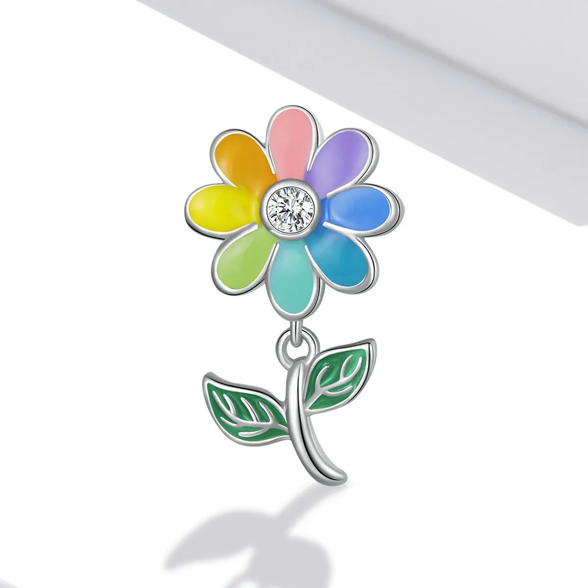 Pandora Style Colorful Sunflower Charm - SCC2088