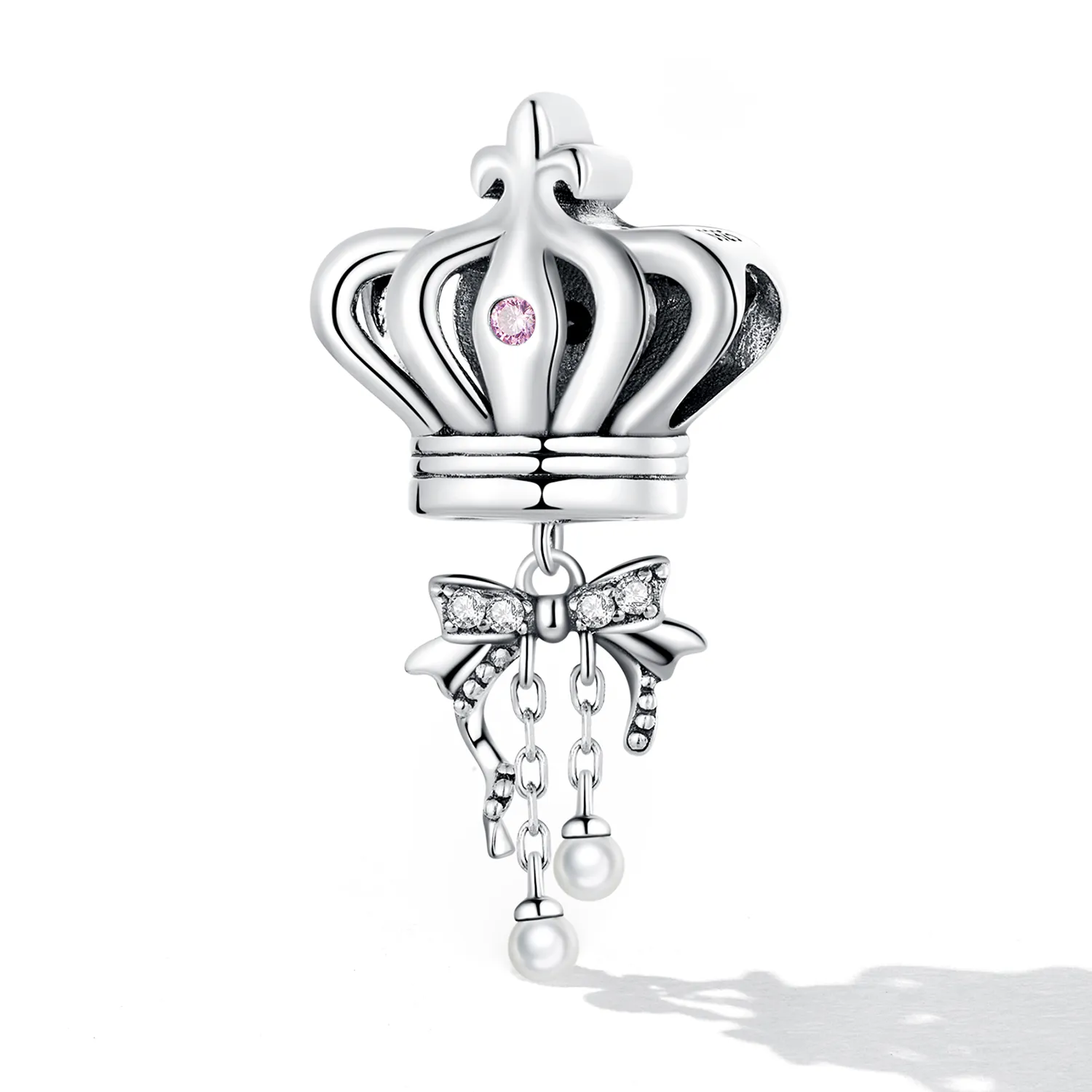 Pandora Style Crown Bow Charm - SCC2259