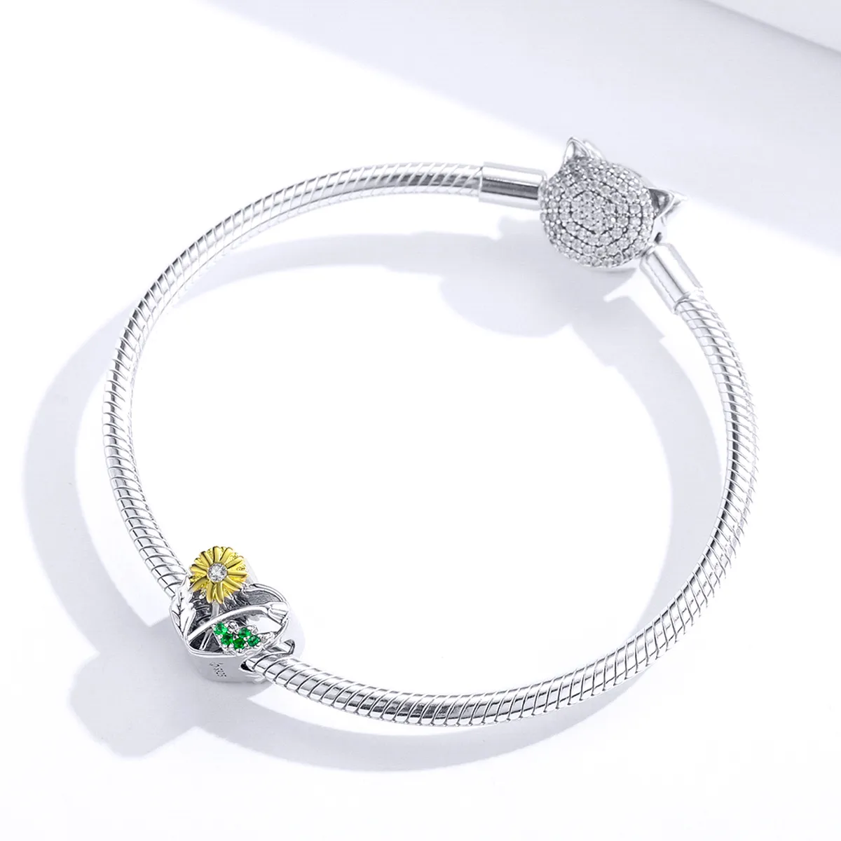 Pandora Style Daisy Story Charm - BSC284