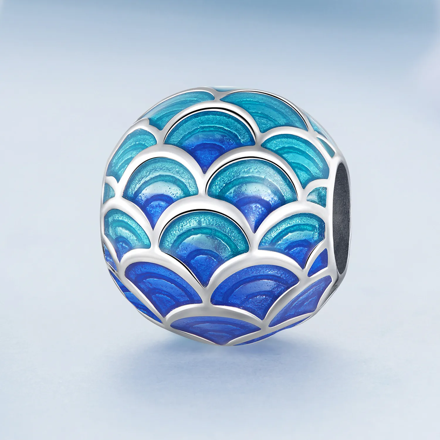 Pandora Style Dragon Scales Charm - BSC683