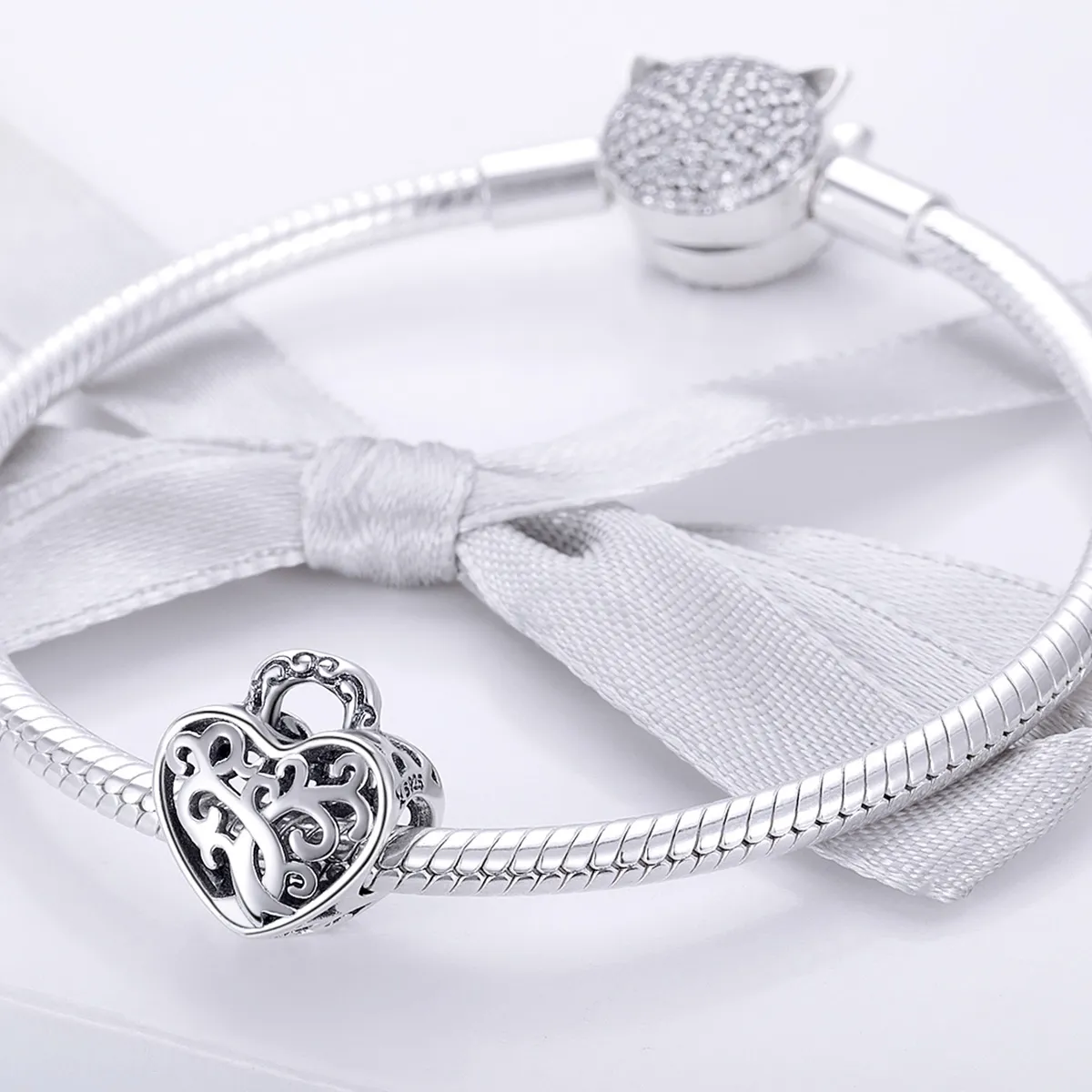 Pandora Style Eternal Lock Charm - SCC726