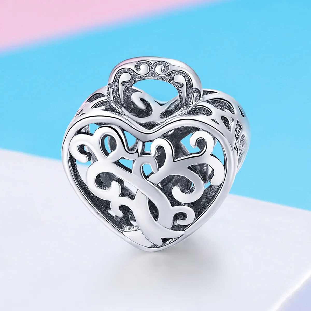 Pandora Style Eternal Lock Charm - SCC726