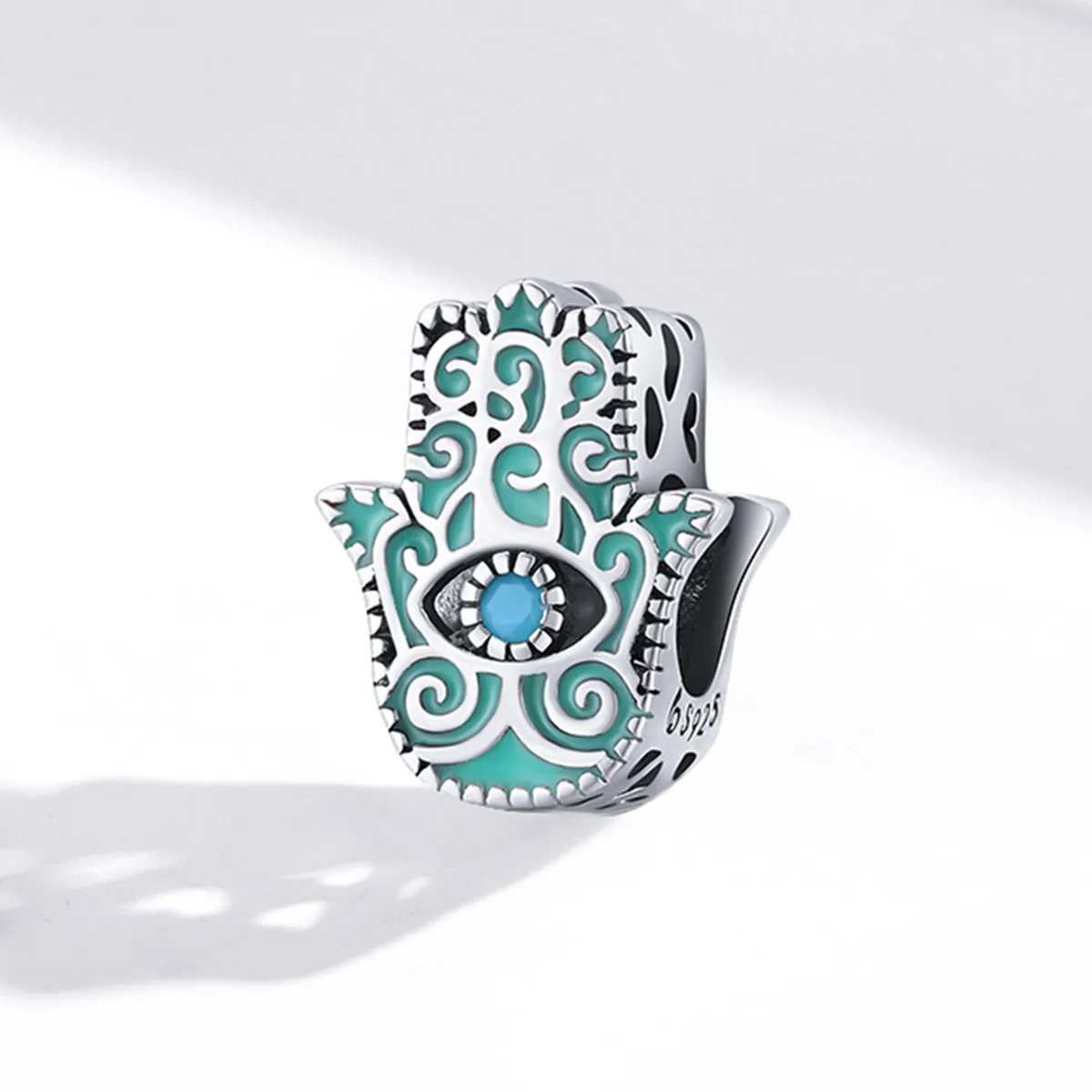 Pandora Style Eye of Fatima Charm - BSC510