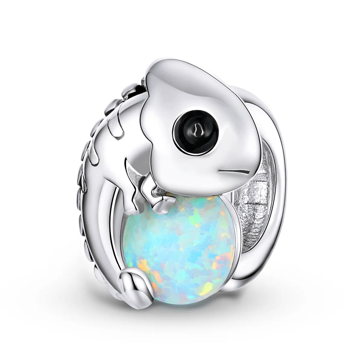 pandora style funny chameleon charm bsc254