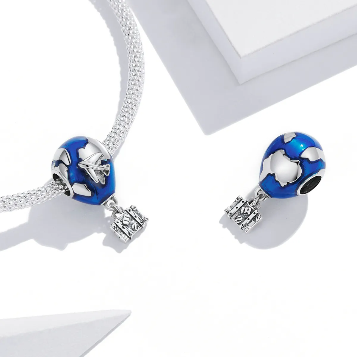 Pandora Style Globetrotter - Hot Air Balloon Charm - SCC2028