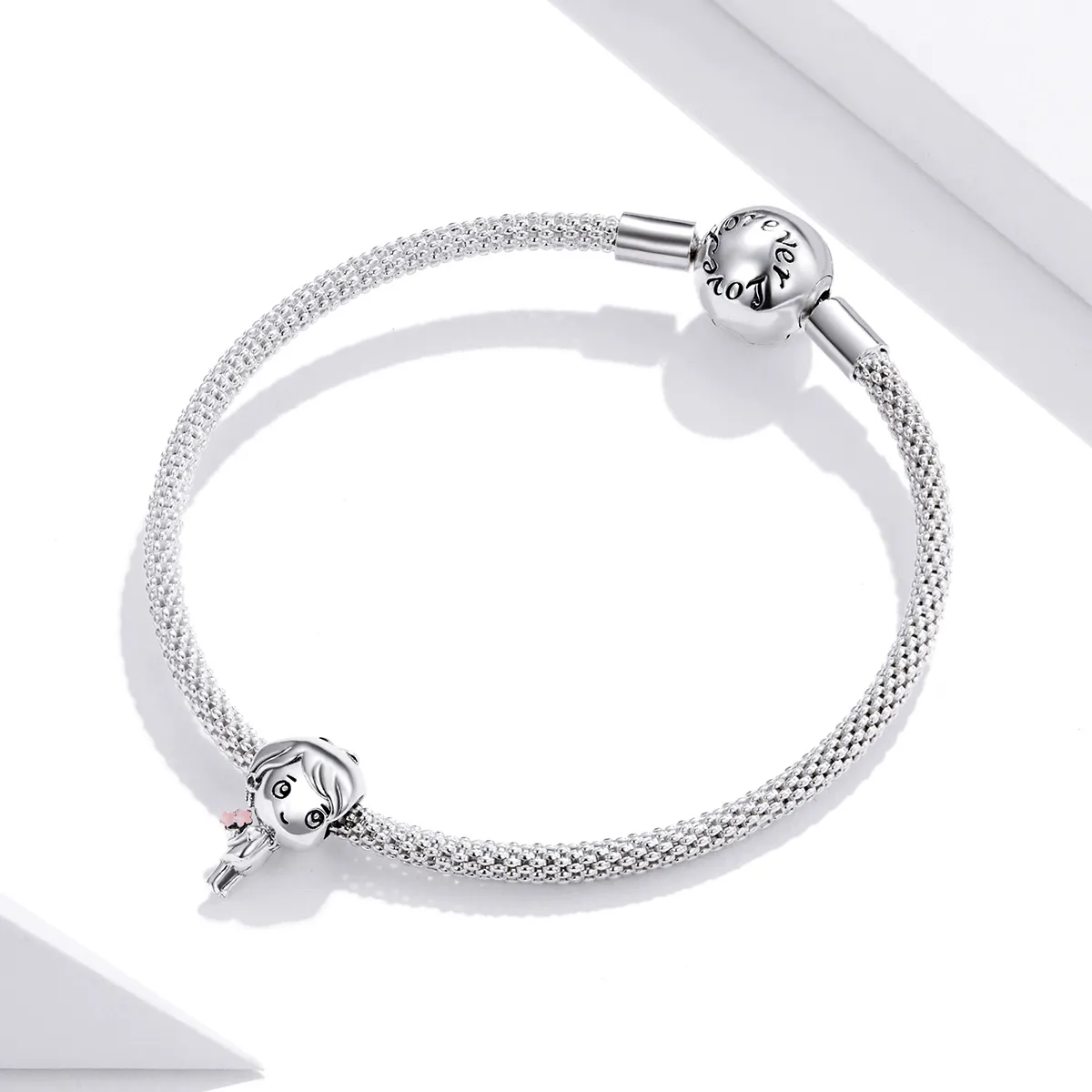 Pandora Style Heartbeat Boy Charm - BSC400