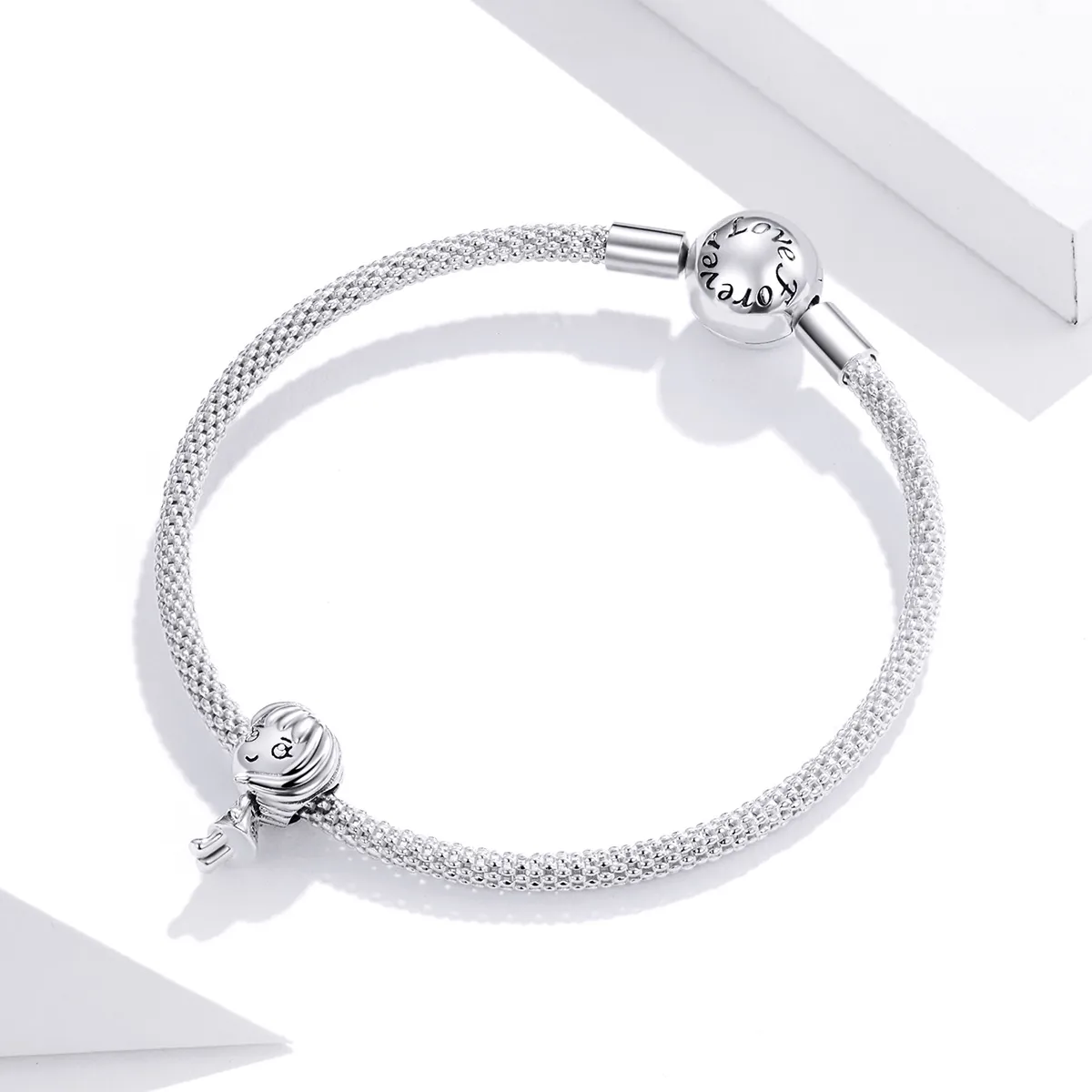 Pandora Style Heartbeat Girl Charm - BSC399