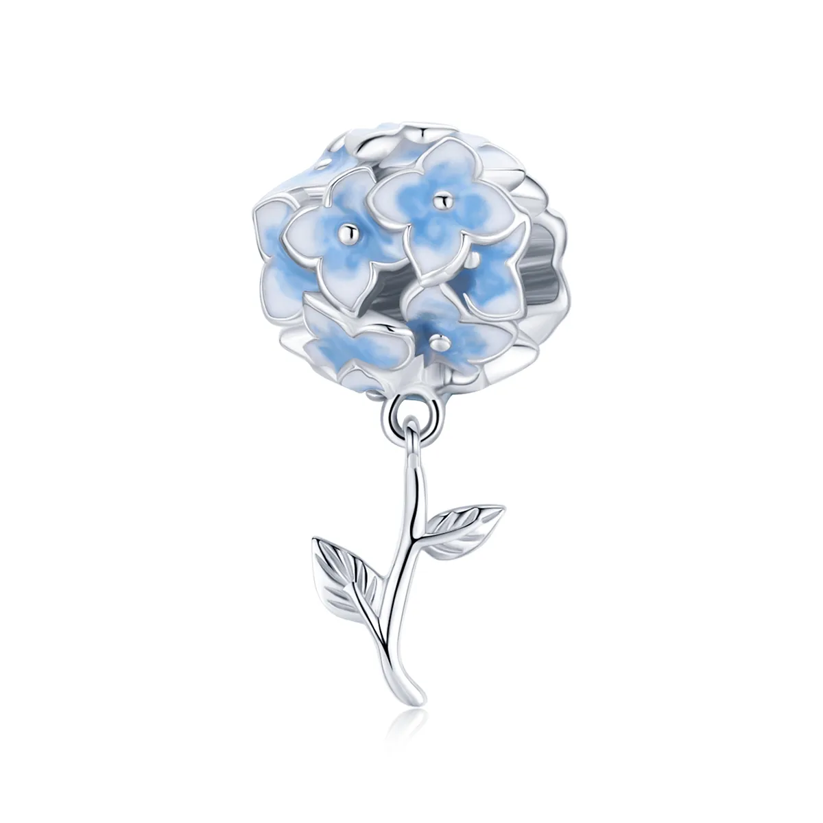 Pandora Style Hydrangea Charm - BSC392