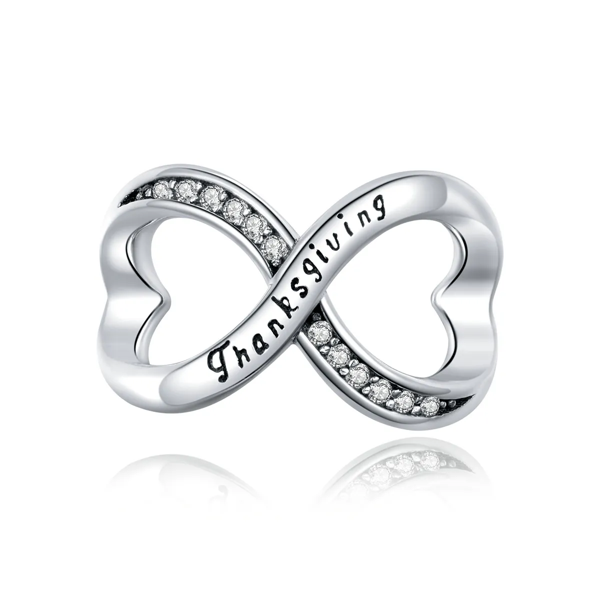 pandora style infinity symbol charm scc1636