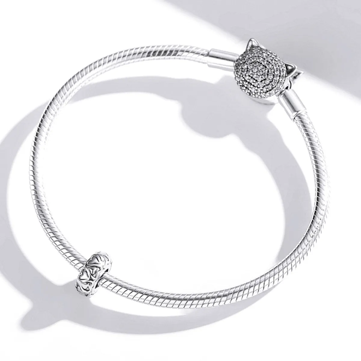 Pandora Style Lace Love Spacer Charm - SCC1949