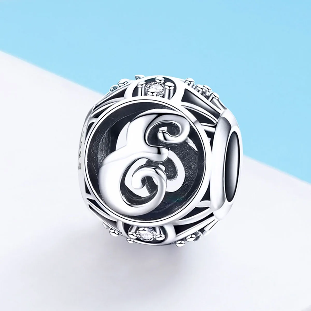 Pandora Style Letter-E Charm - SCC738-E