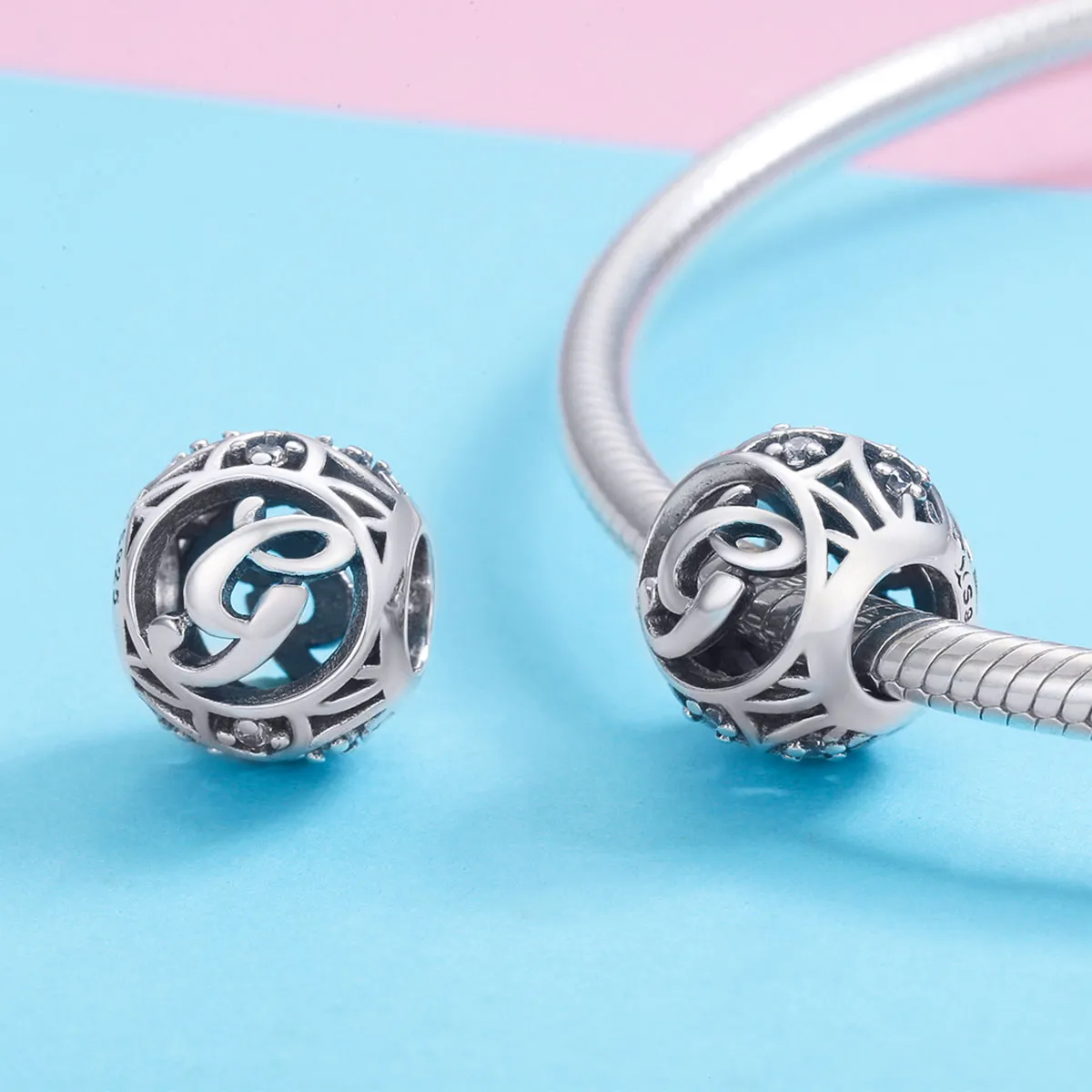 Pandora Style Letter-G Charm - SCC738-G