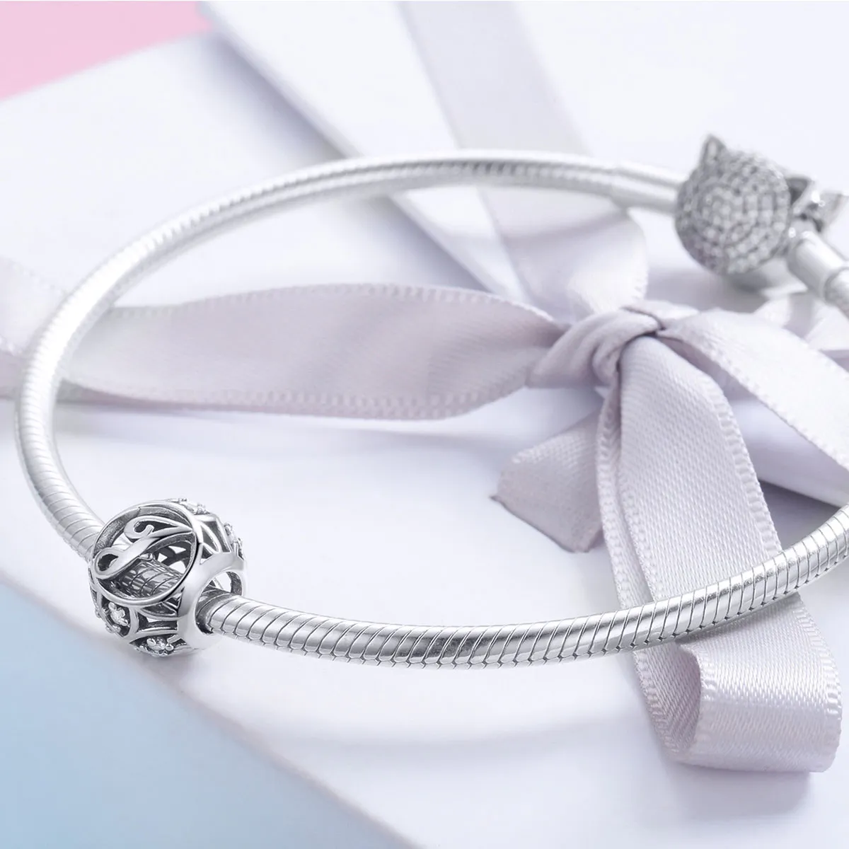 Pandora Style Letter-J Charm - SCC738-J