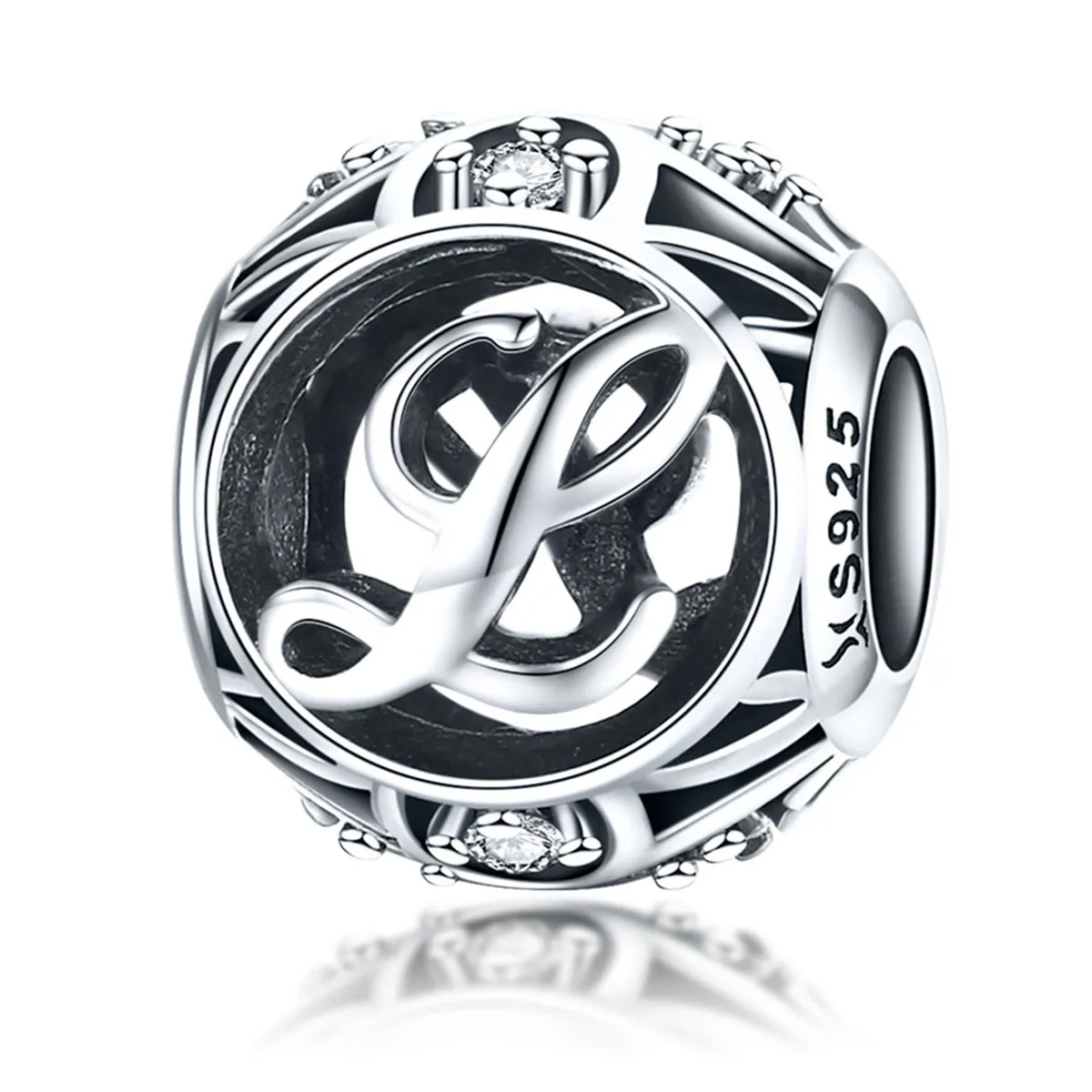 pandora style letterl charm scc738l