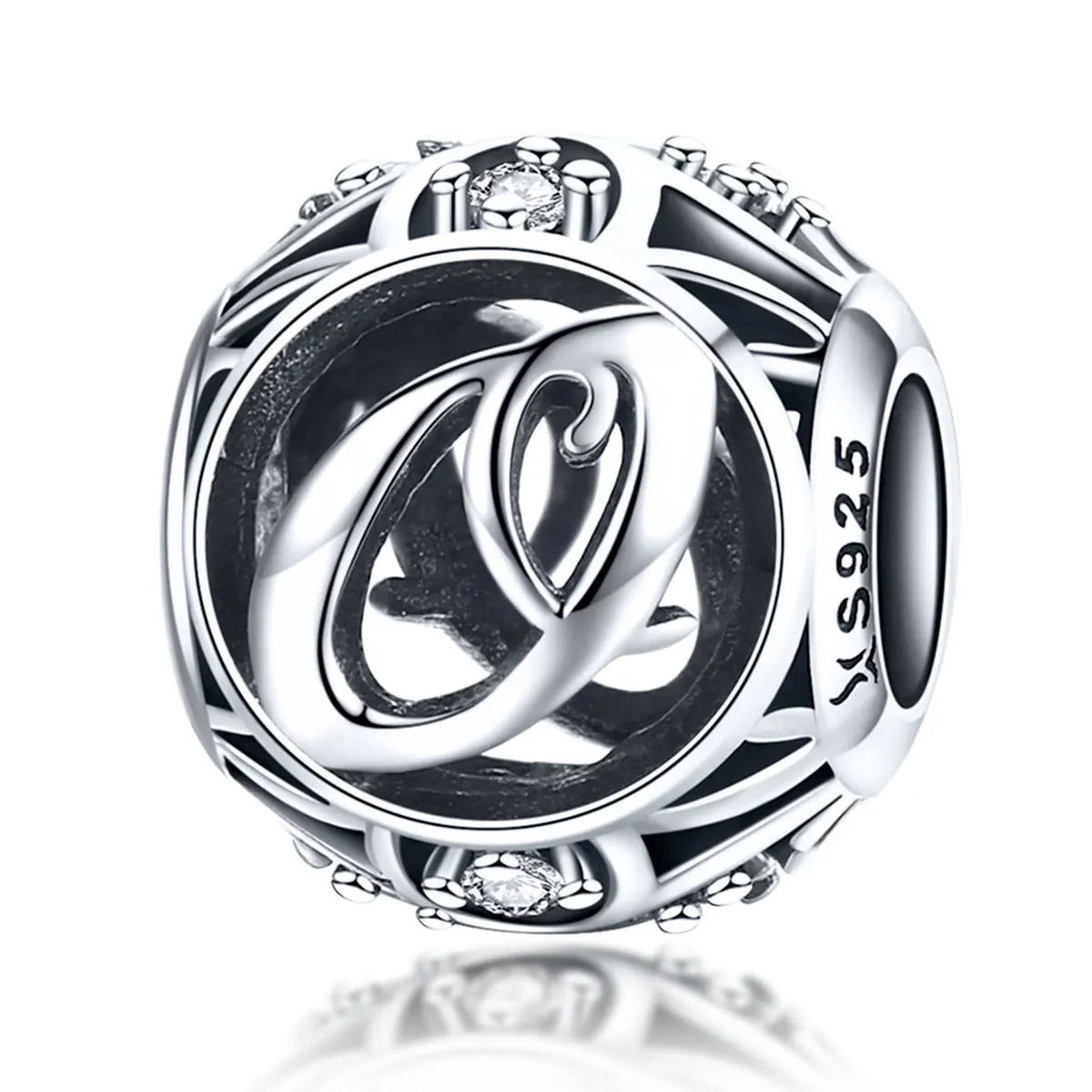 Pandora Style Letter-O Charm - SCC738-O