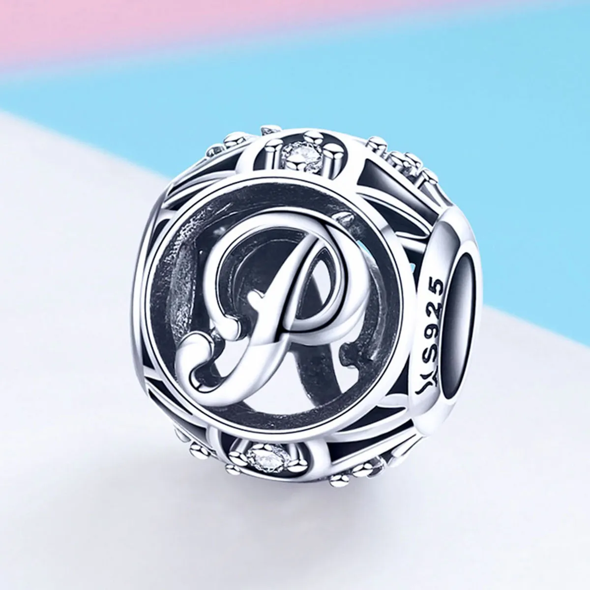 Pandora Style Letter-P Charm - SCC738-P