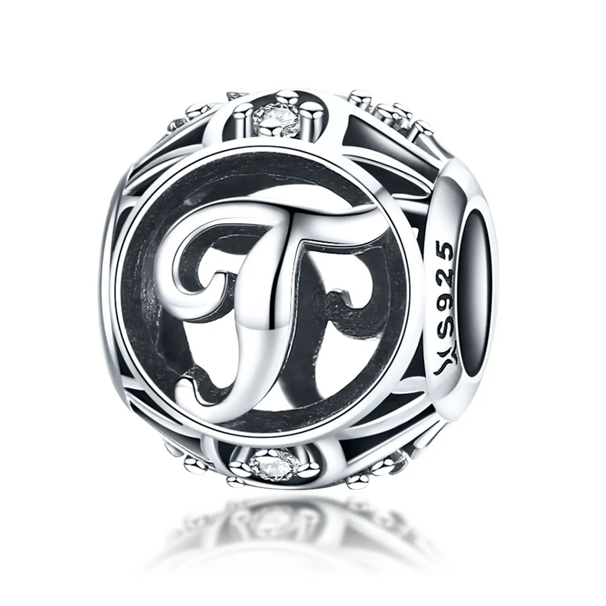 pandora style lettert charm scc738t