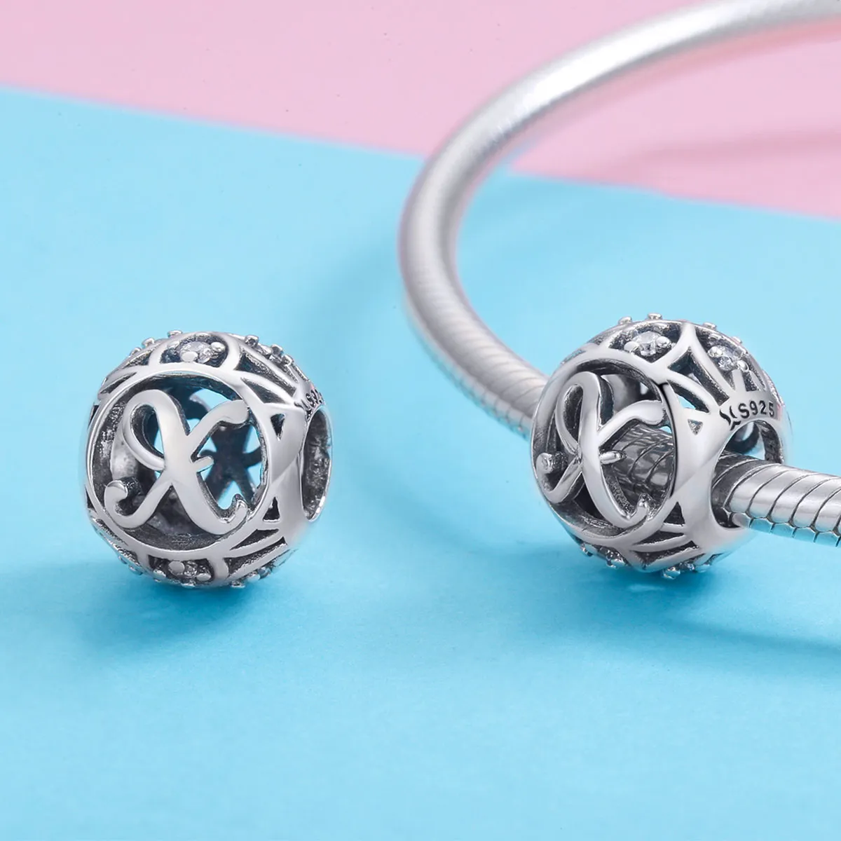 Pandora Style Letter-X Charm - SCC738-X