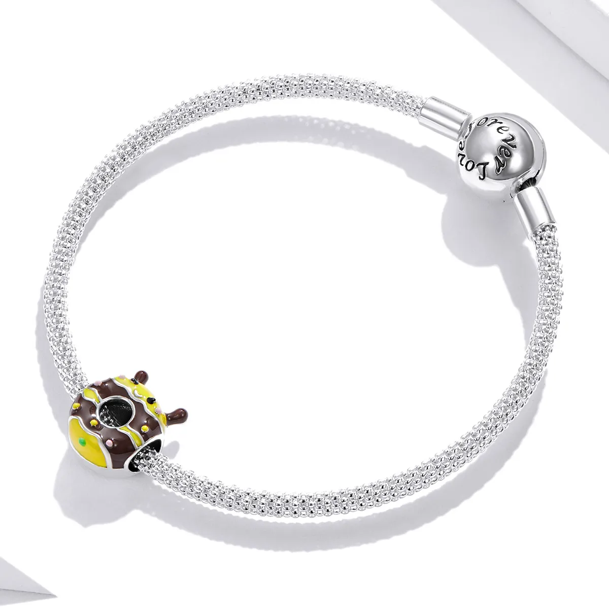 Pandora Style Little Bee Donuts Charm - SCC1878