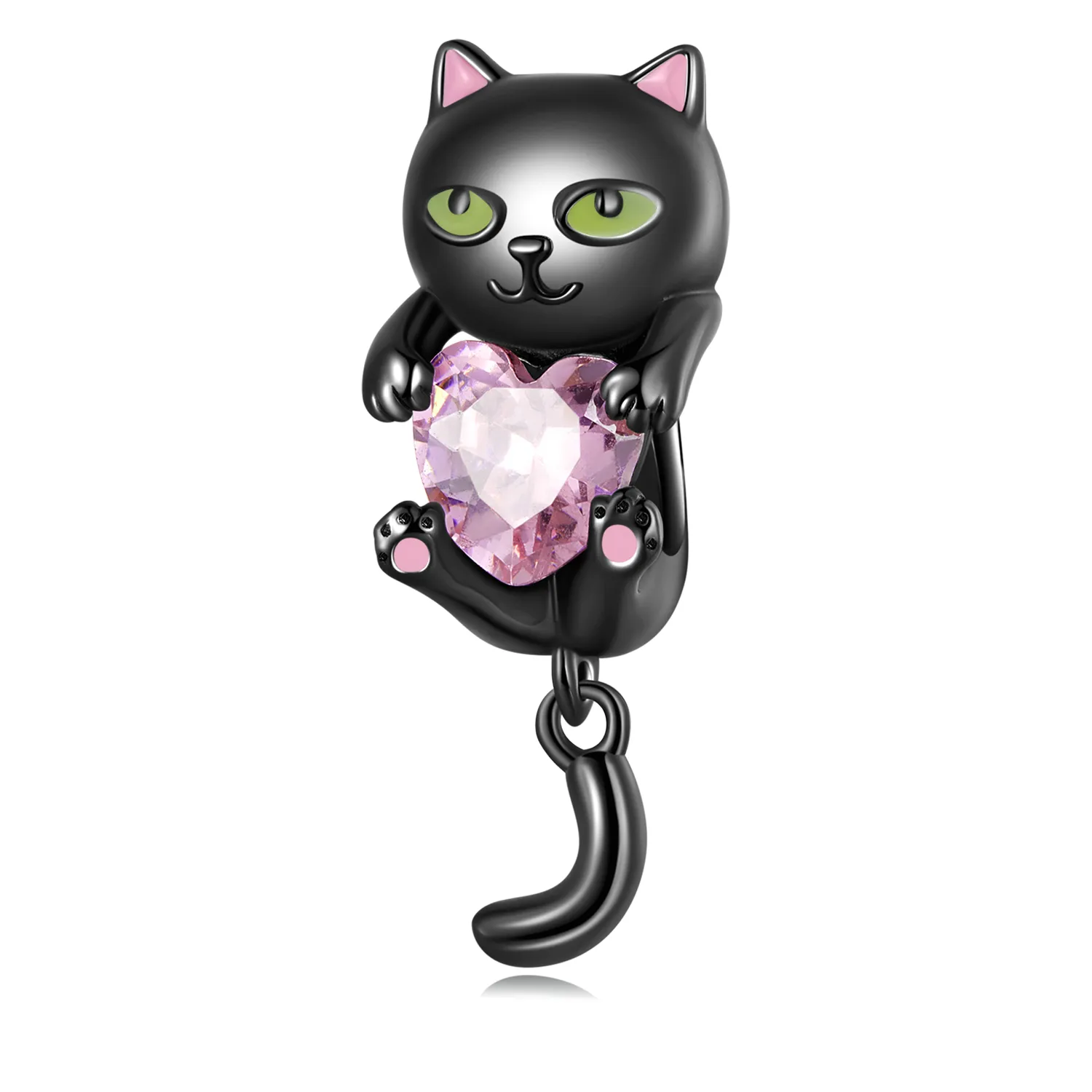 Pandora Style Little Black Cat Charm - SCC2329