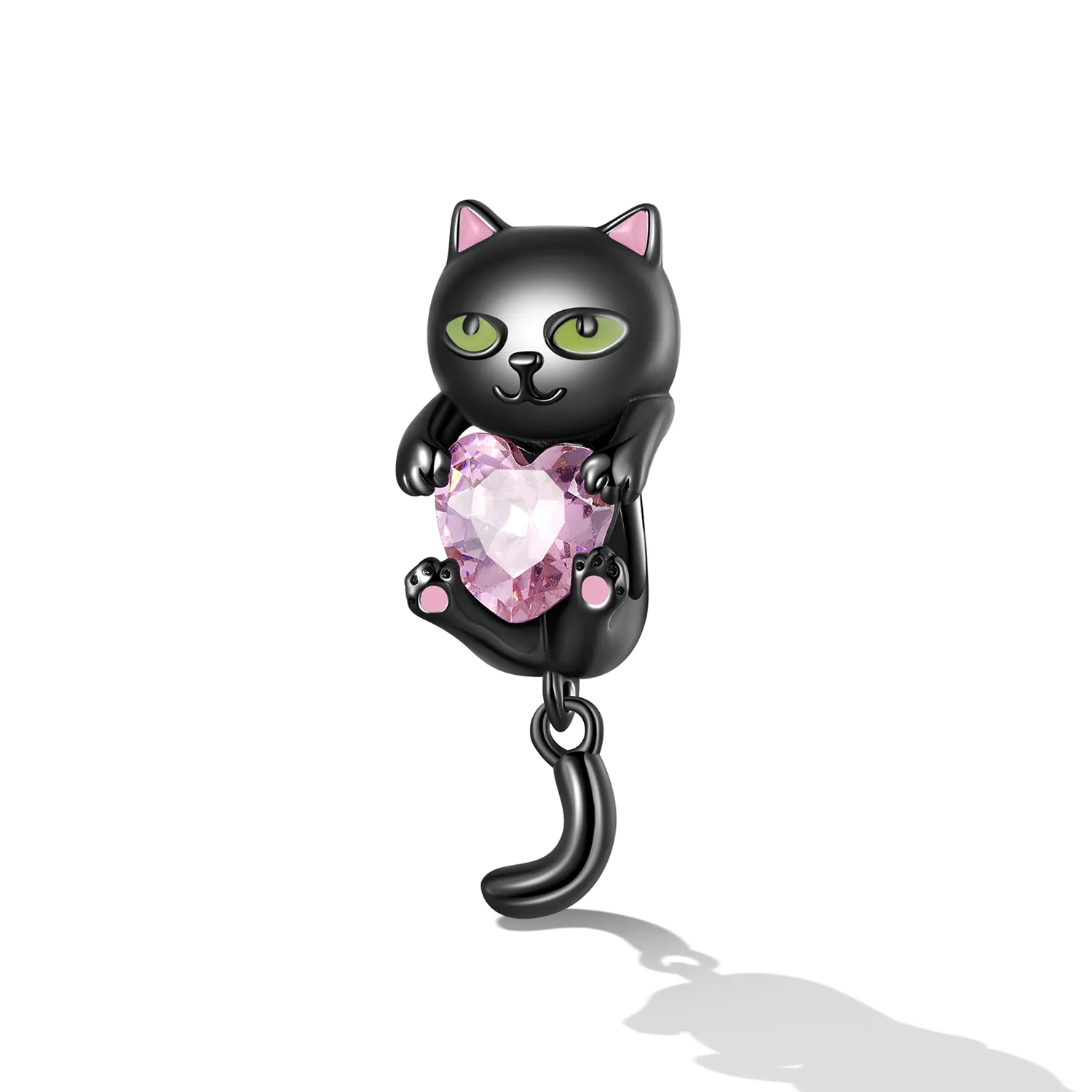 Pandora Style Little Black Cat Charm - SCC2329