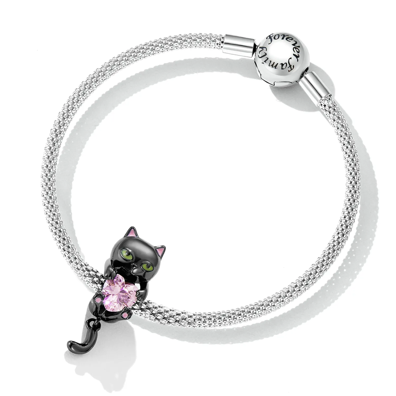 Pandora Style Little Black Cat Charm - SCC2329