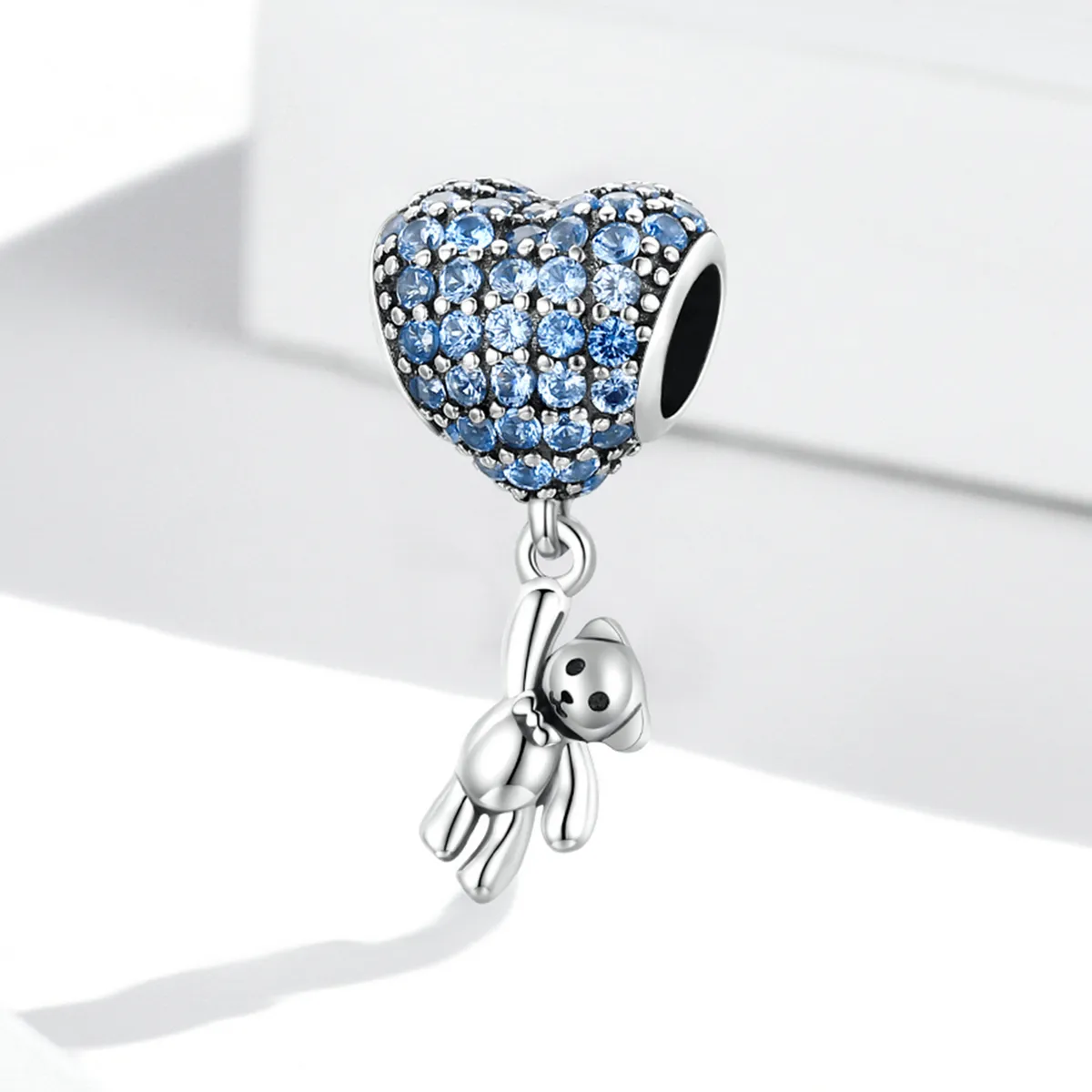 Pandora Style Love Balloon Bear Charm - SCC2023