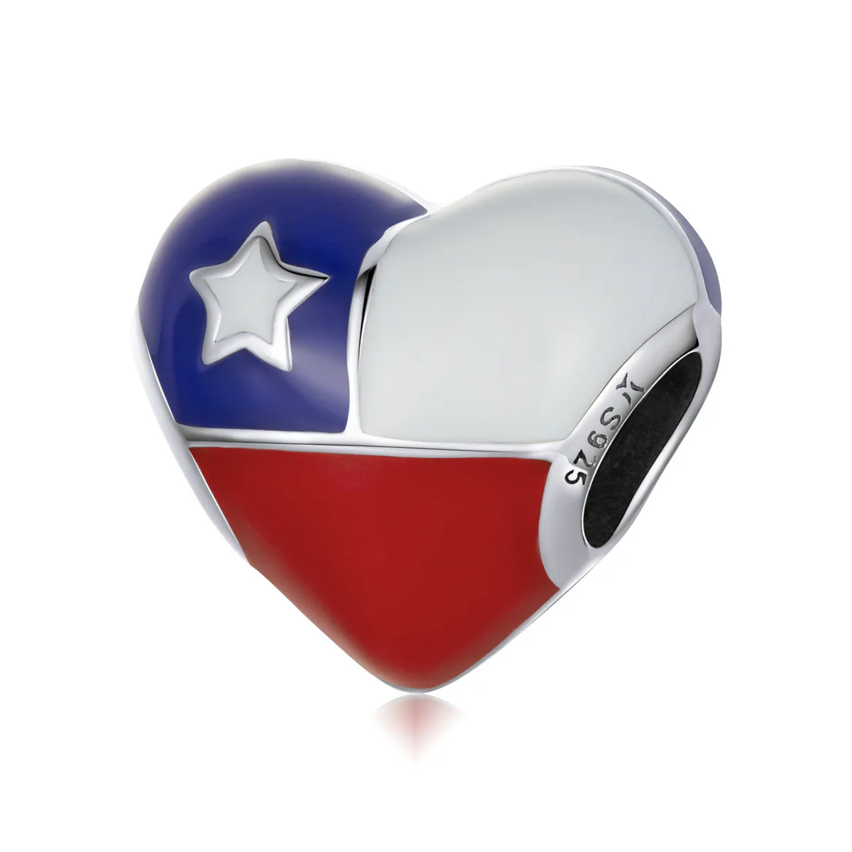 Pandora Style Love Chile Flag Charm - SCC2110