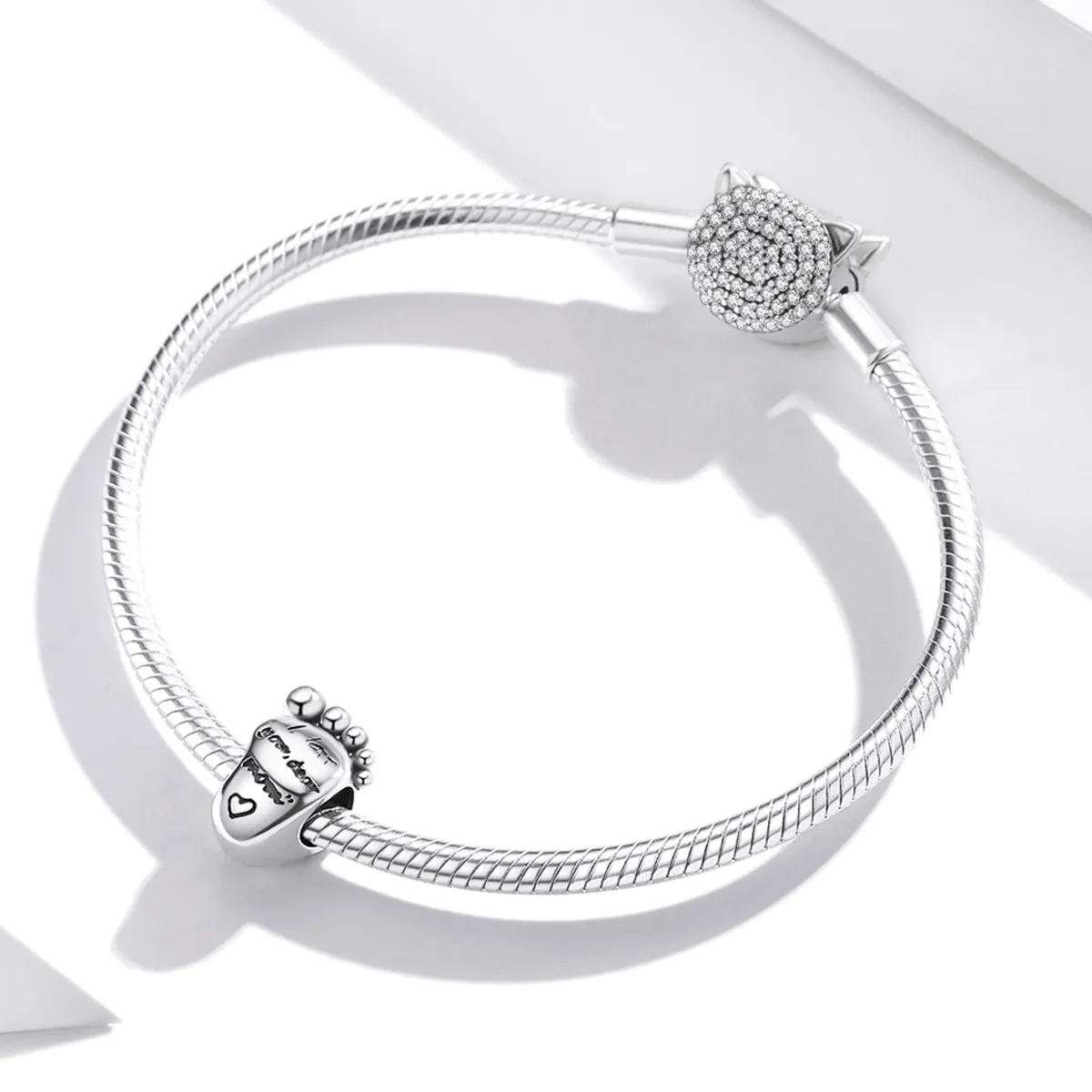 Pandora Style Love Feet Charm - SCC1901