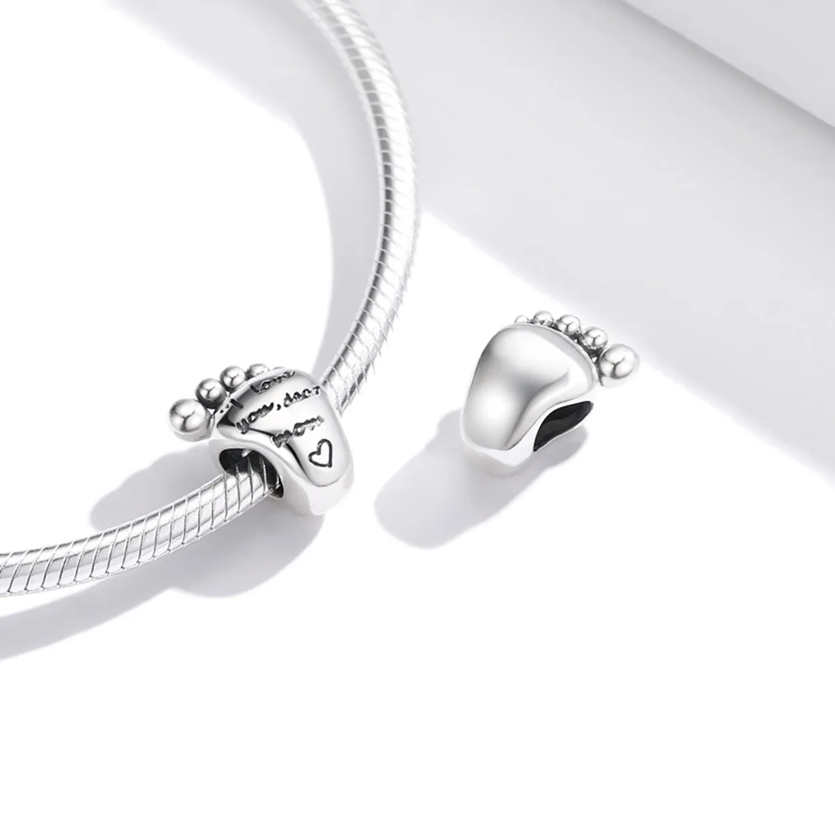 Pandora Style Love Feet Charm - SCC1901