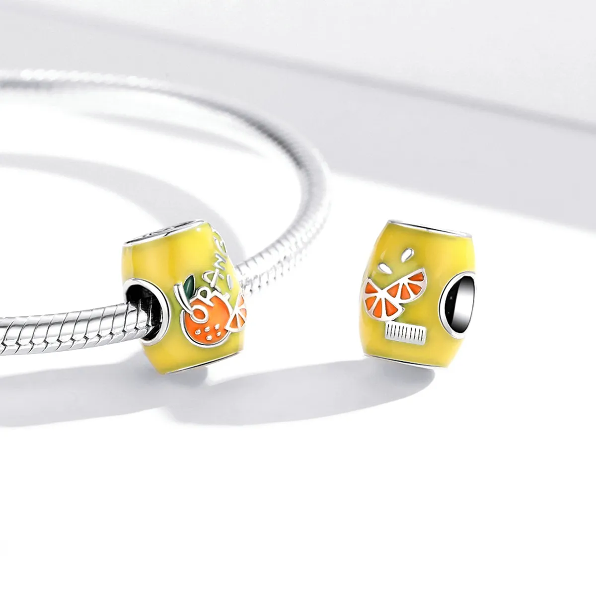 Pandora Style Mini Orange Juice Charm - SCC1948