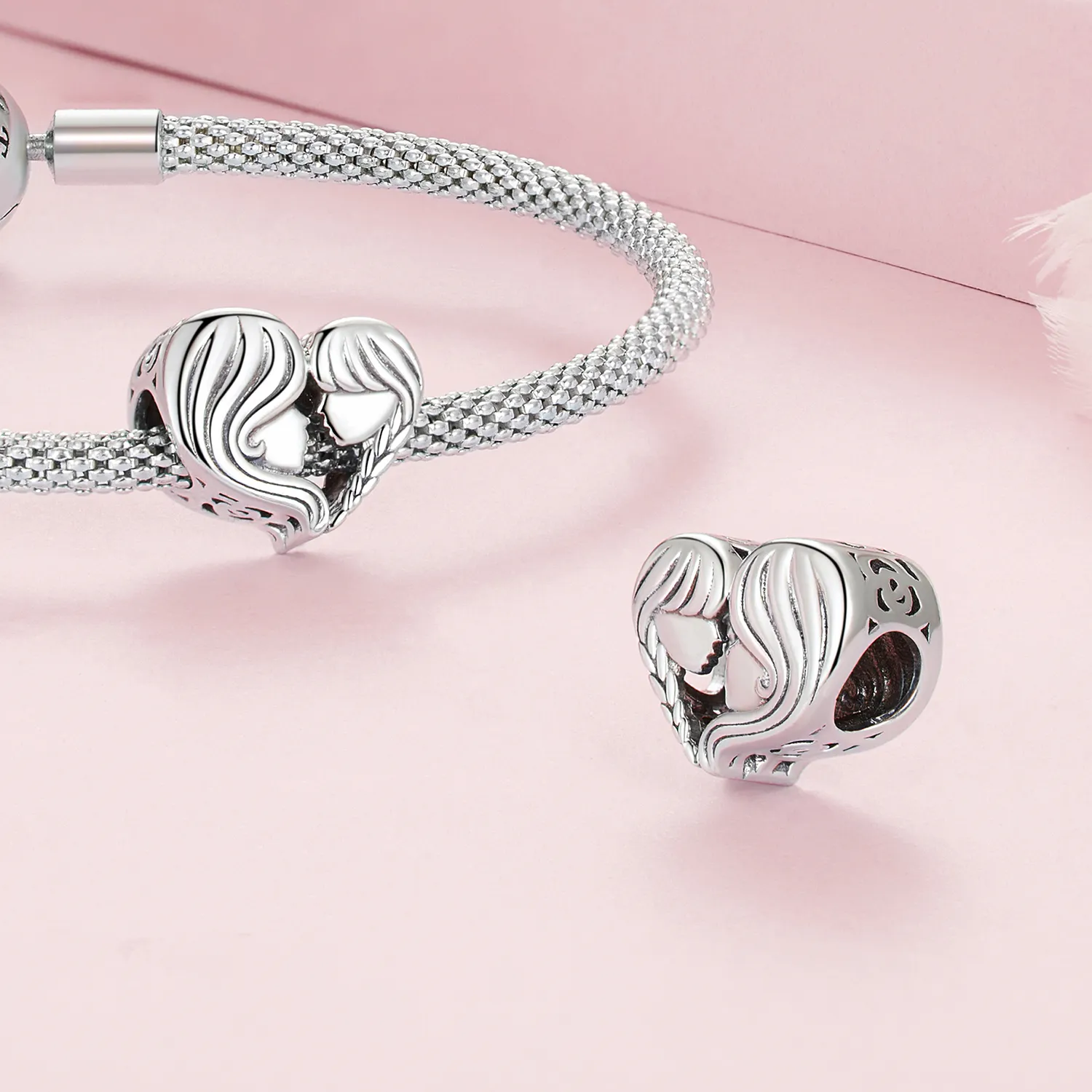 Pandora Style Mother and Daughter Charm - BSC687