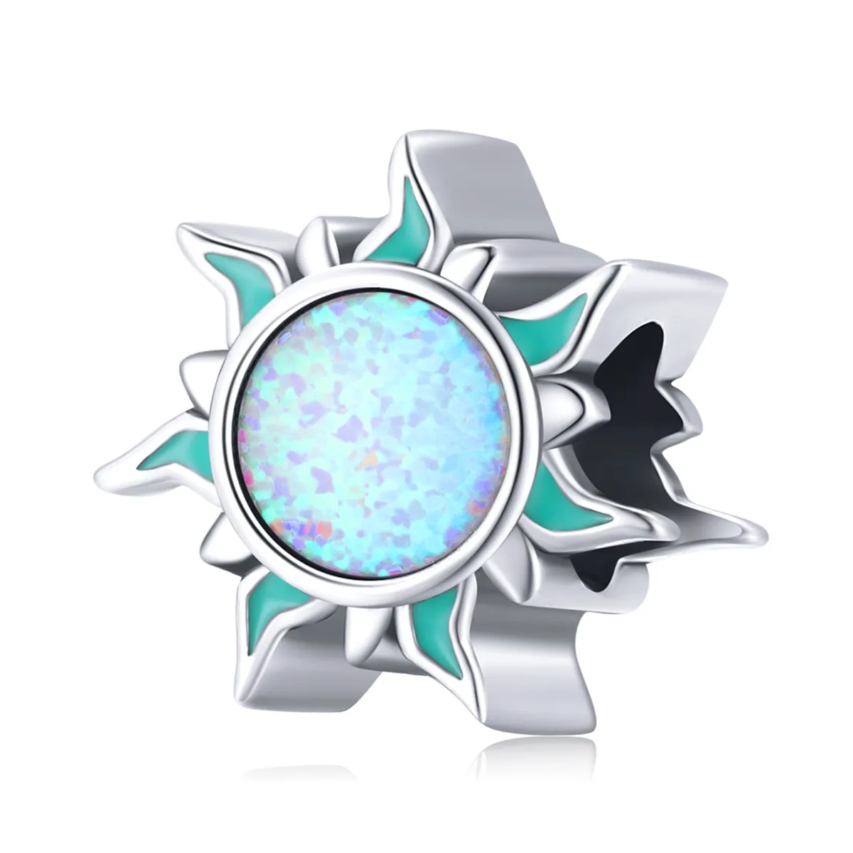 pandora style opal little sun charm bsc509