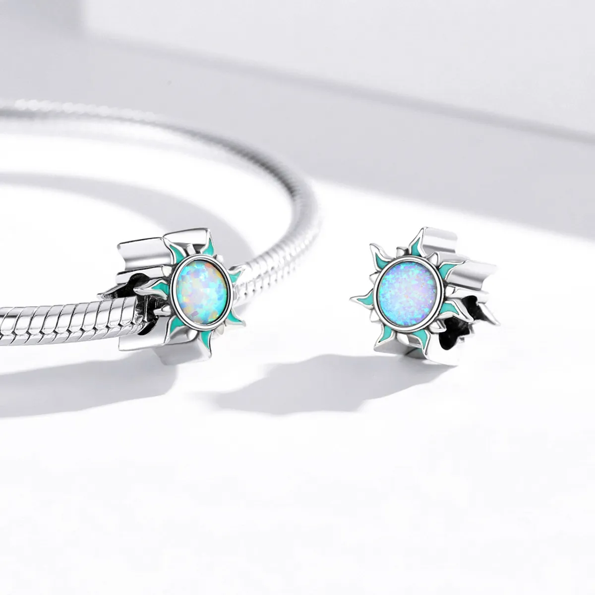 Pandora Style Opal Little Sun Charm - BSC509