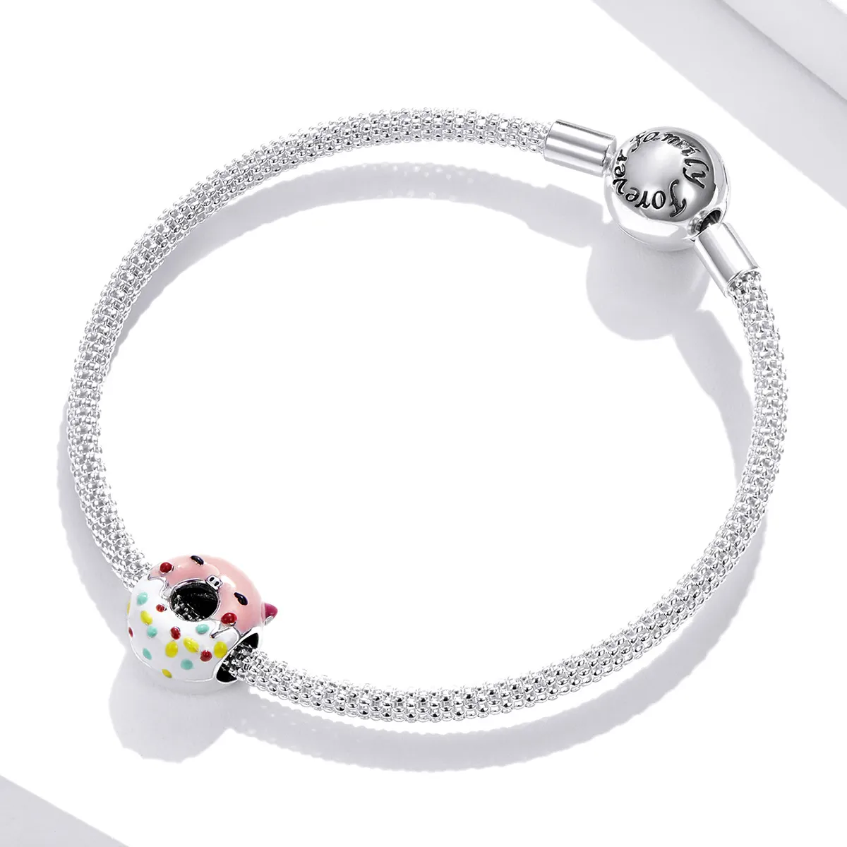 Pandora Style Piggy Donuts Charm - SCC1879