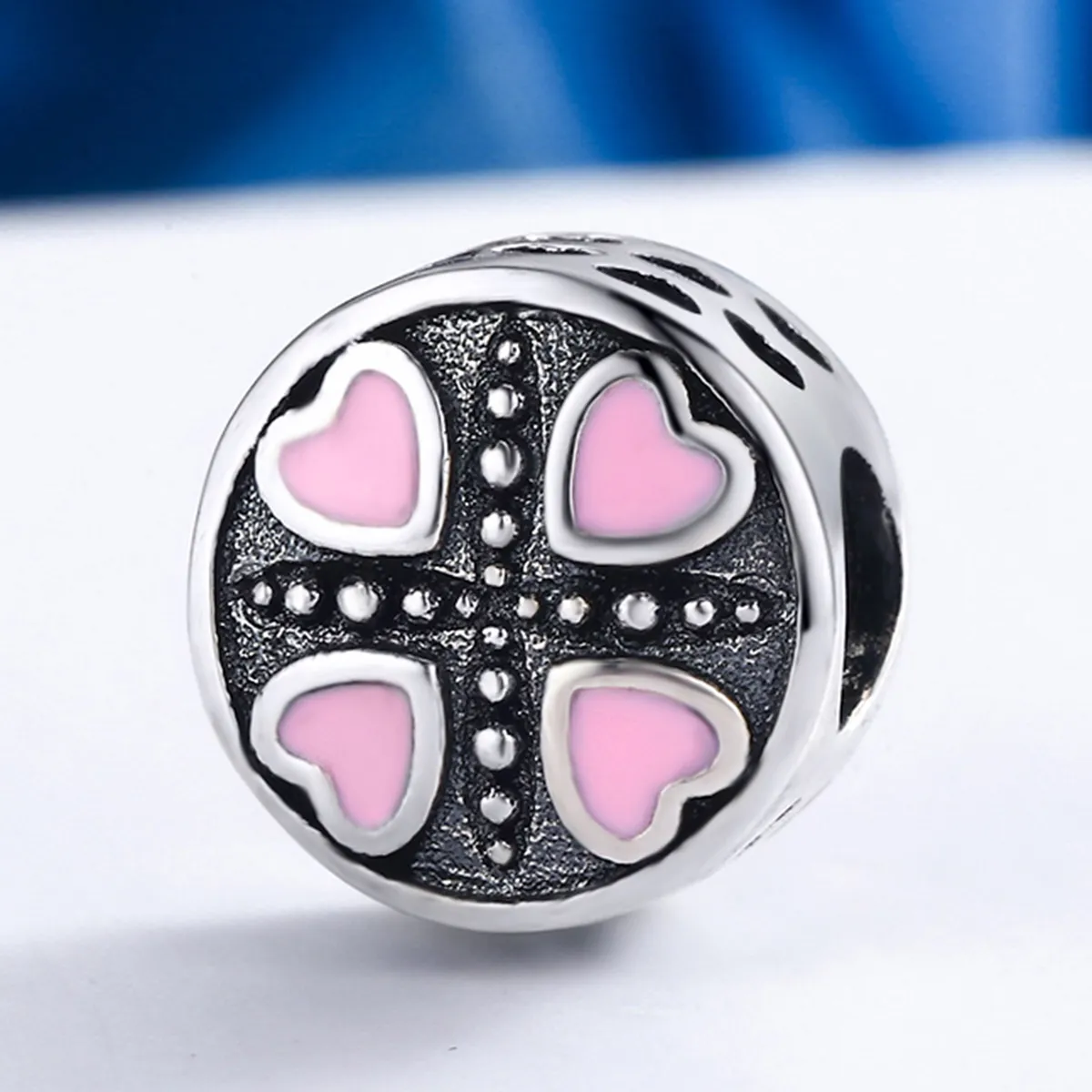 Pandora Style Pink Love Charm - SCC157