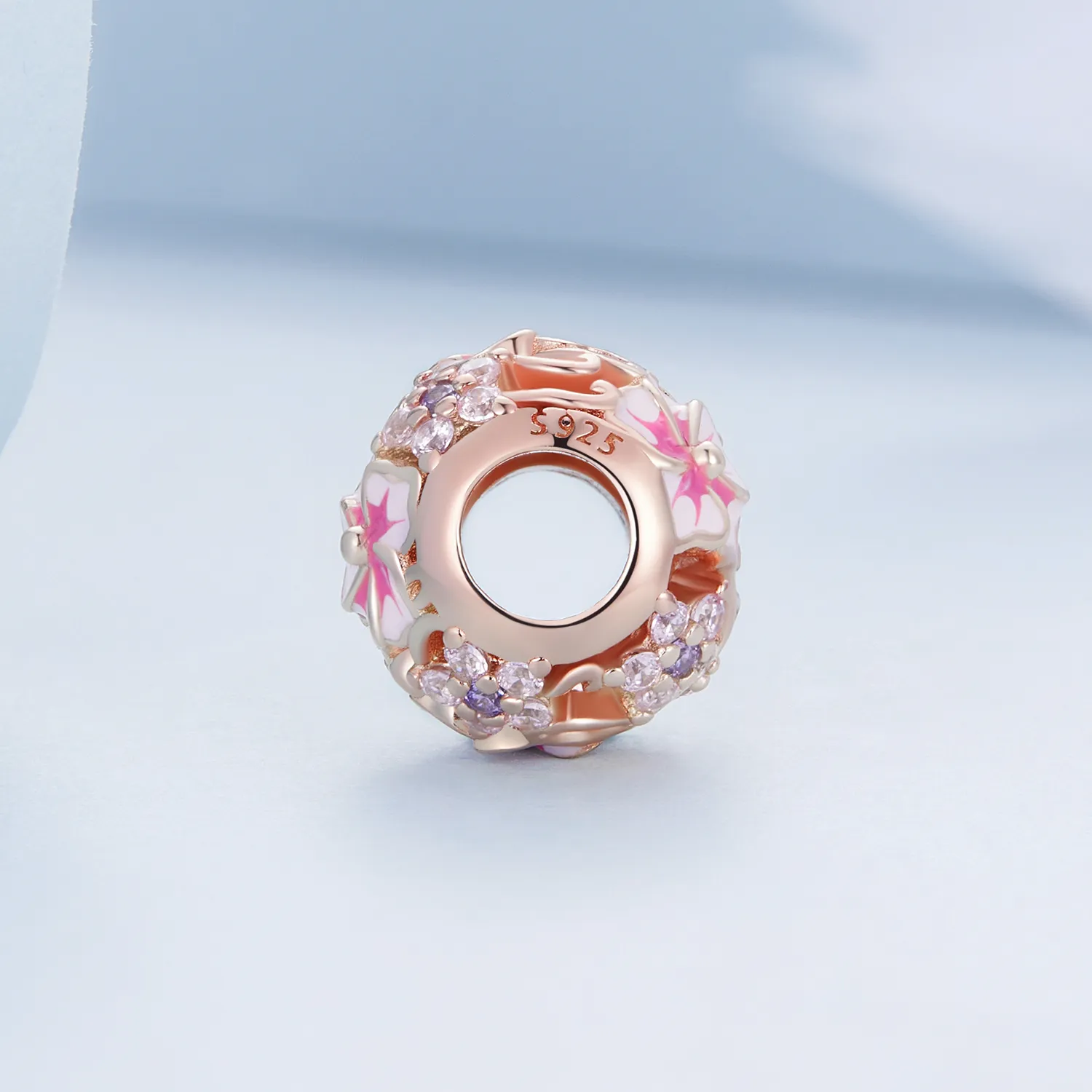 Pandora Style Pink Sakura Charm - BSC643