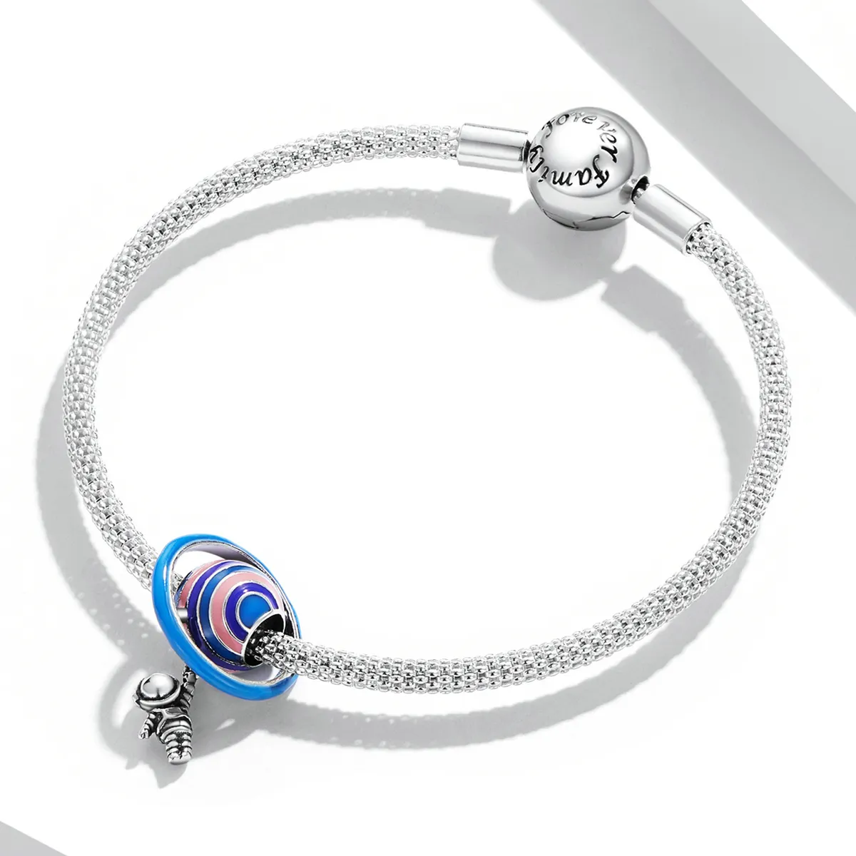 Pandora Style Planet Astronaut Charm - SCC2095