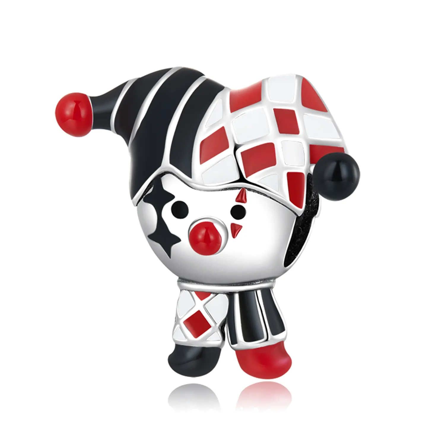 Pandora Style Poker Clown Charm - SCC2237