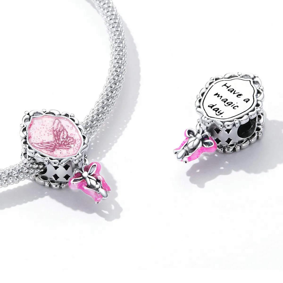 Pandora Style Princess Mirror Charm - SCC2205