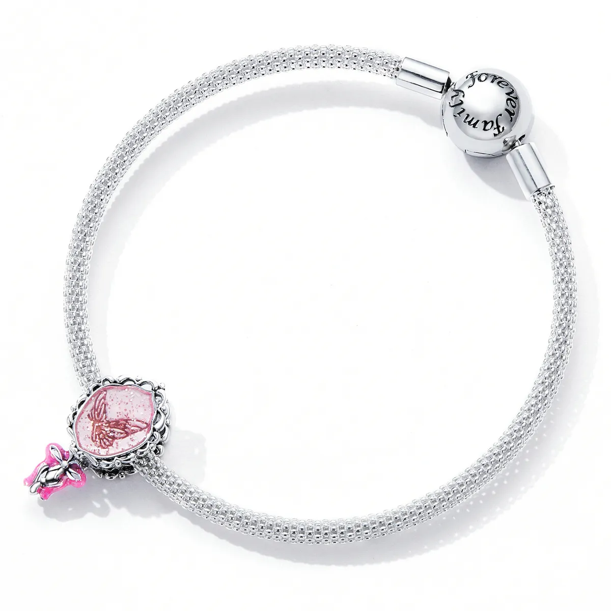 Pandora Style Princess Mirror Charm - SCC2205