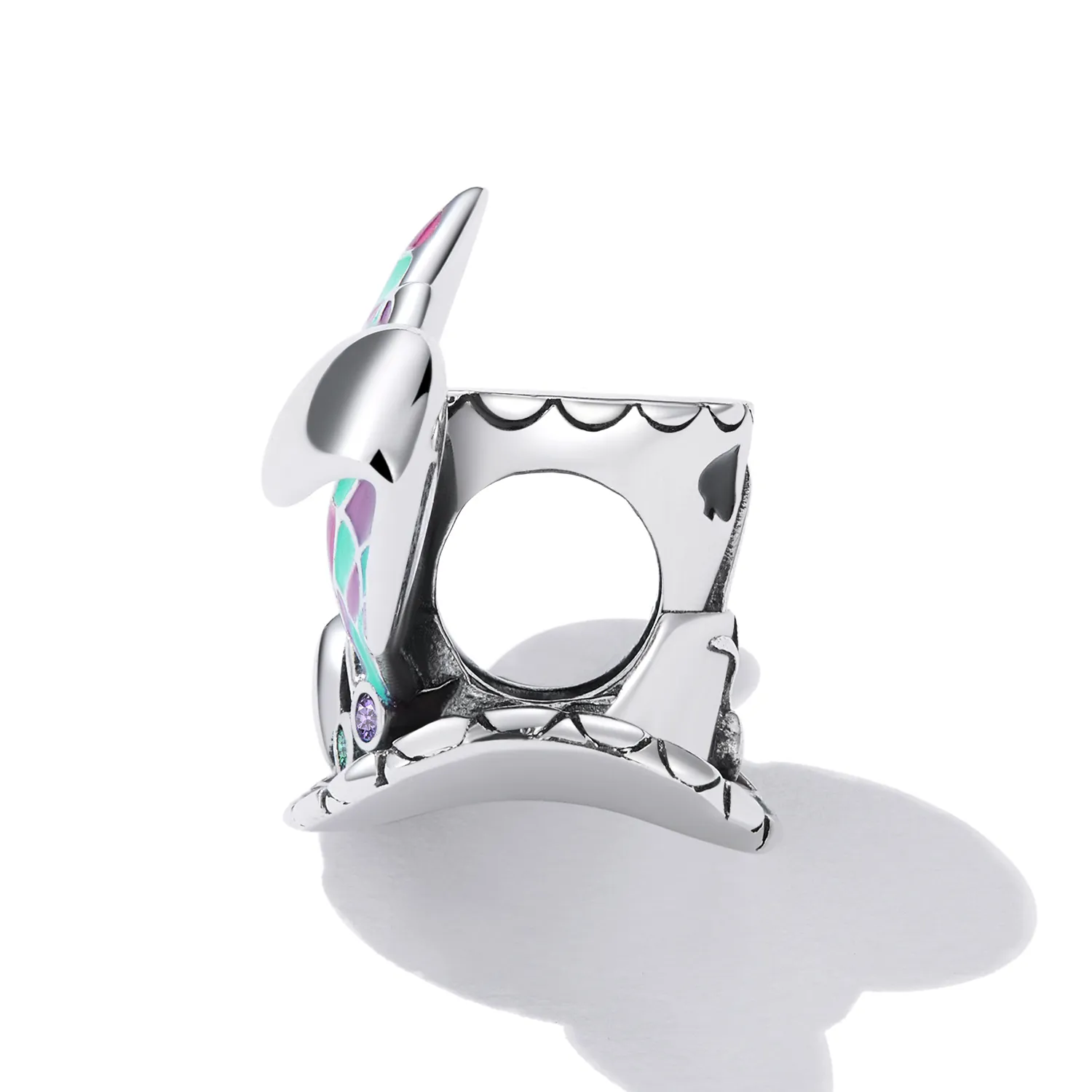 Pandora Style Rabbit Ears Magic Hat Charm - SCC2243