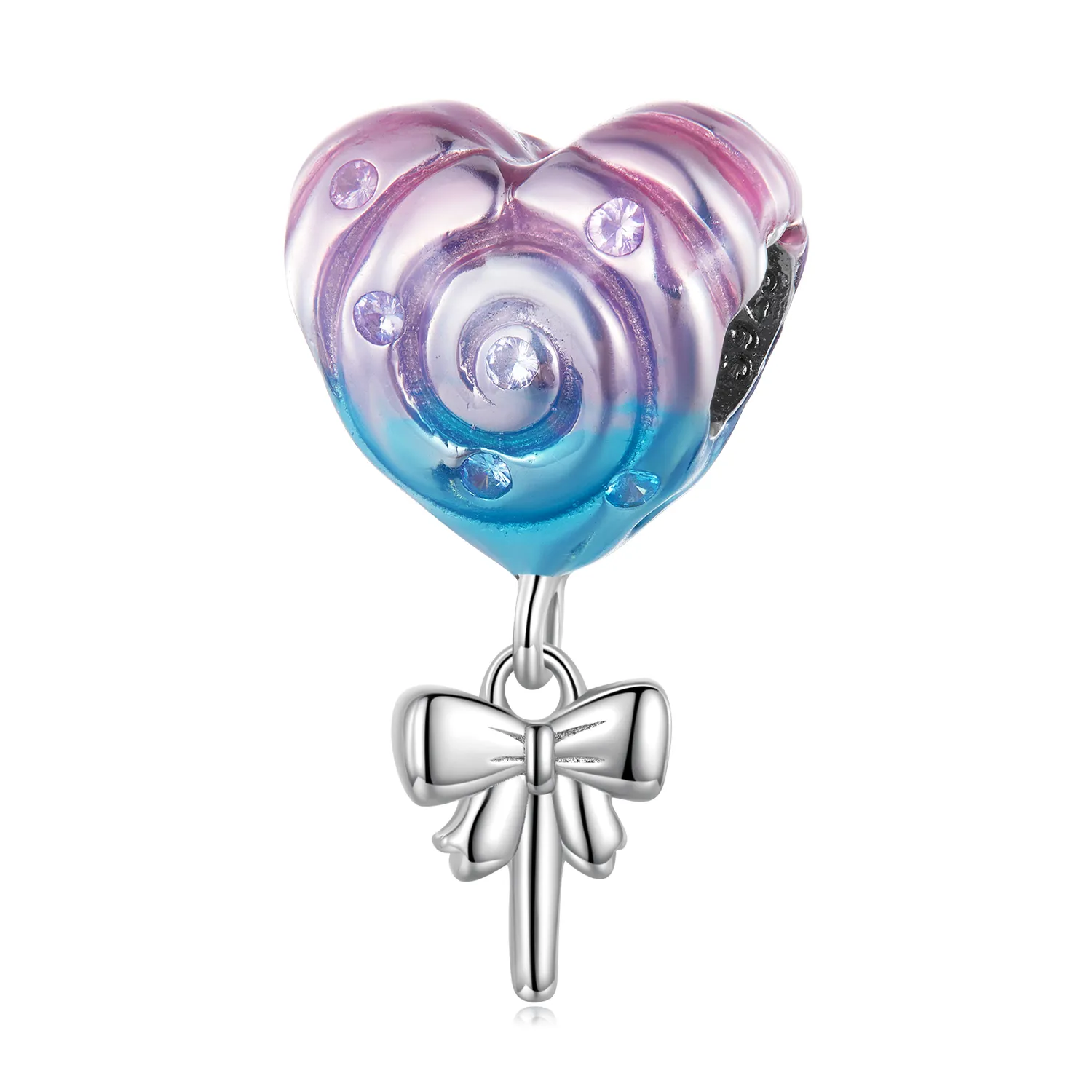 Pandora Style Rainbow Lollipop Charm - SCC2391