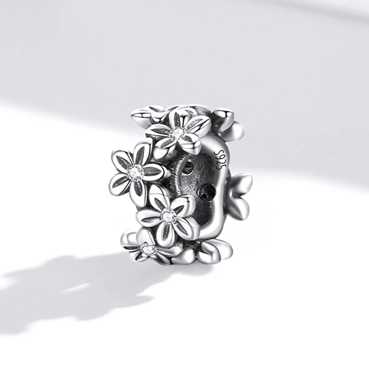 Pandora Style Retro Flowers Charm - SCC1938