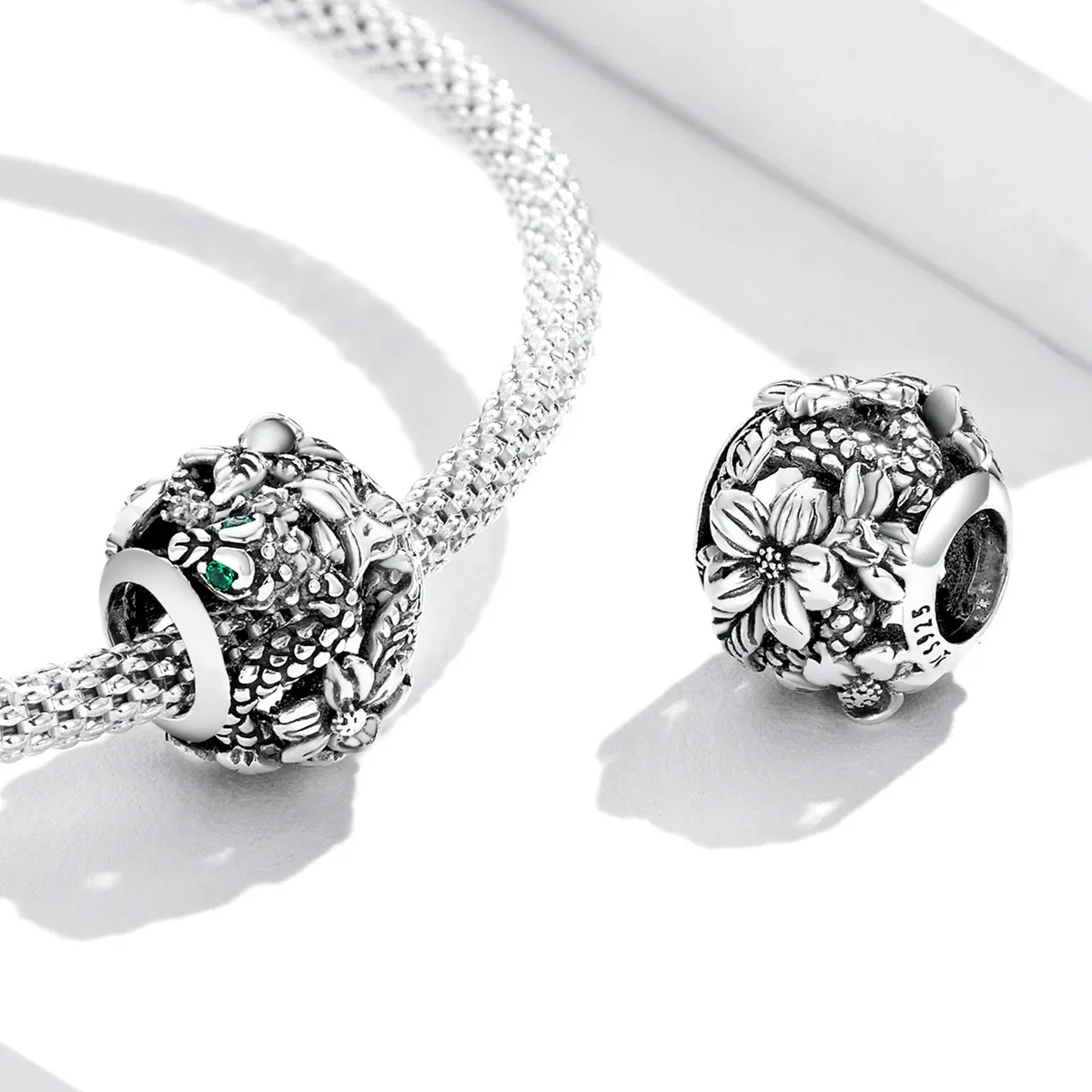 Pandora Style Retro Spirit Snake Charm - SCC2135