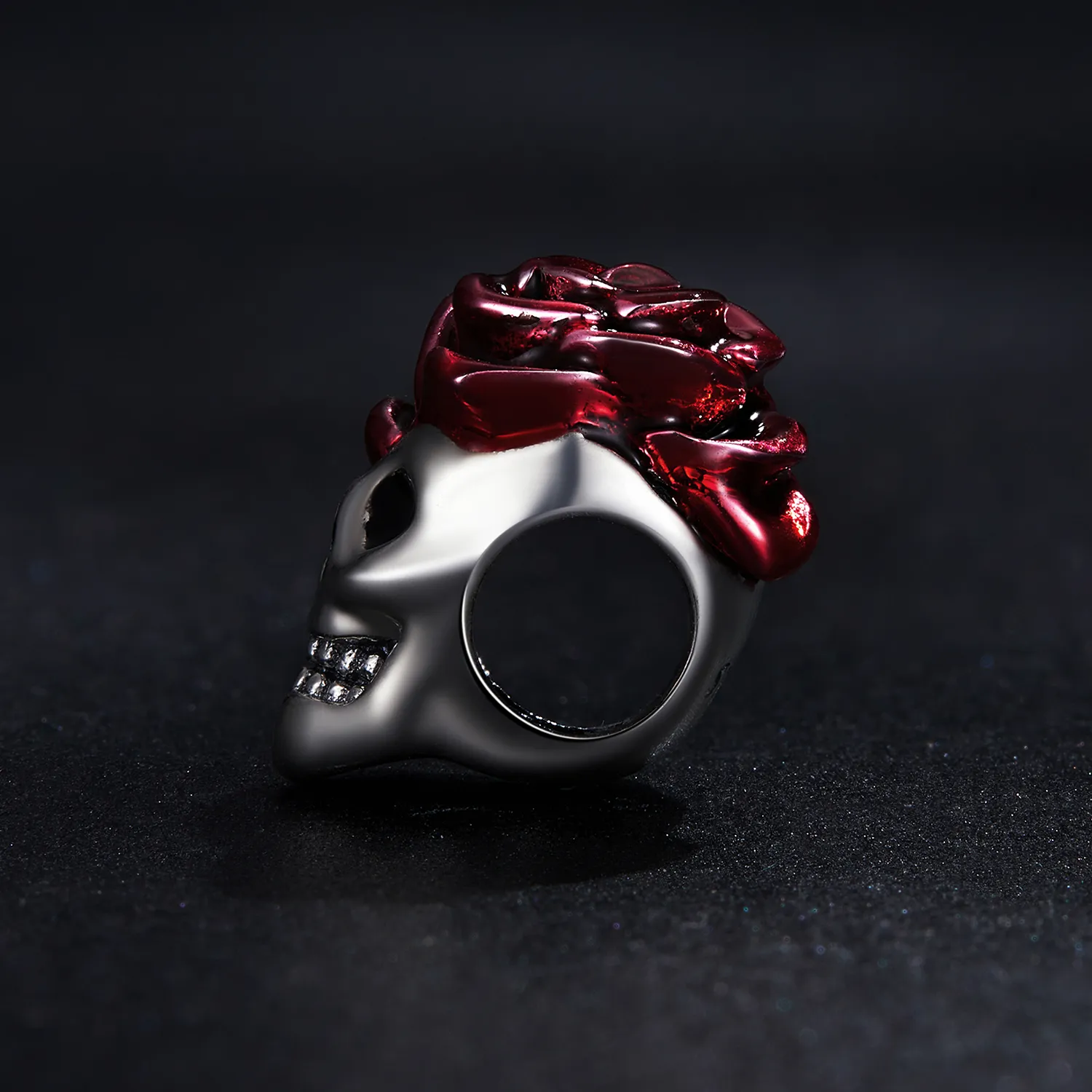 Pandora Style Rose Skull Charm - SCC2403