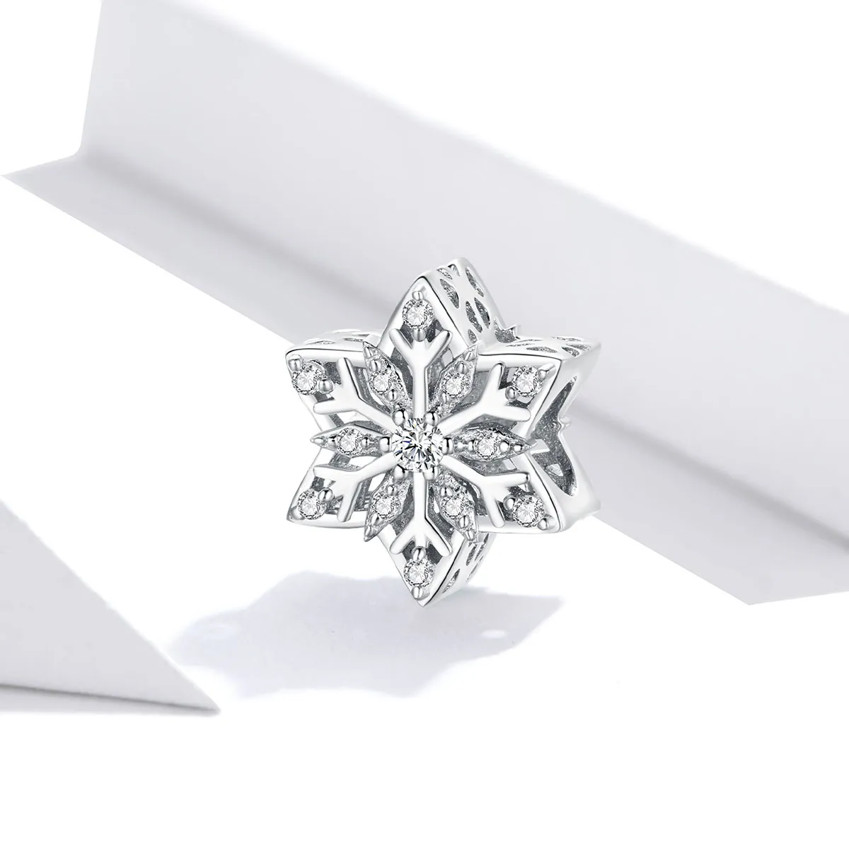 Pandora Style Shiny Snowflakes Charm - BSC368