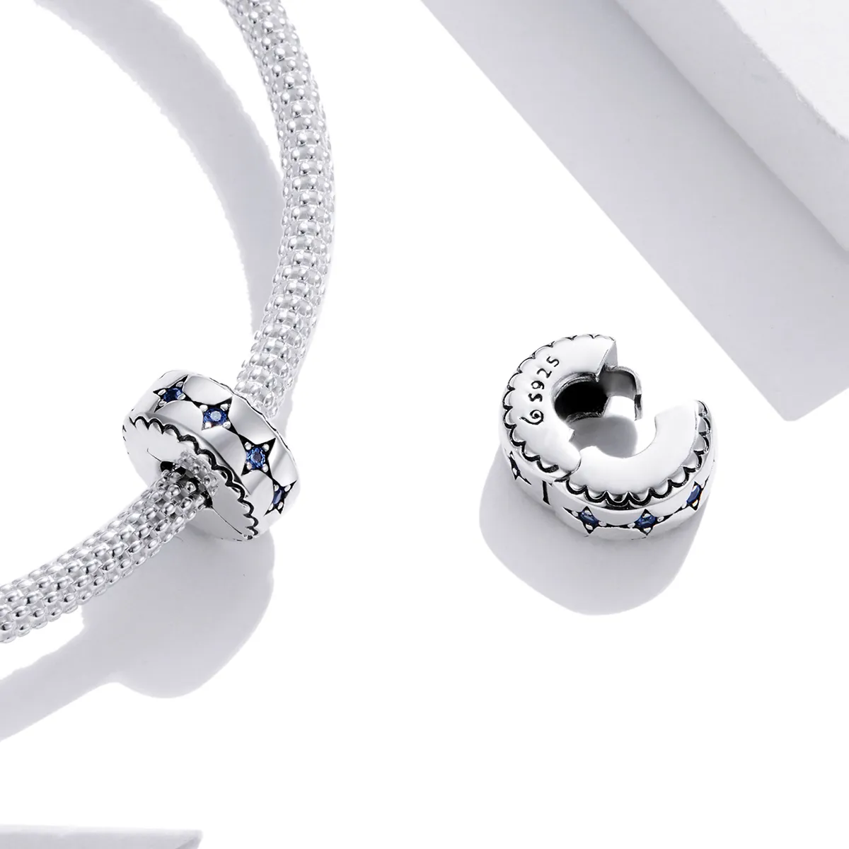 Pandora Style Starry Clip - BSC443