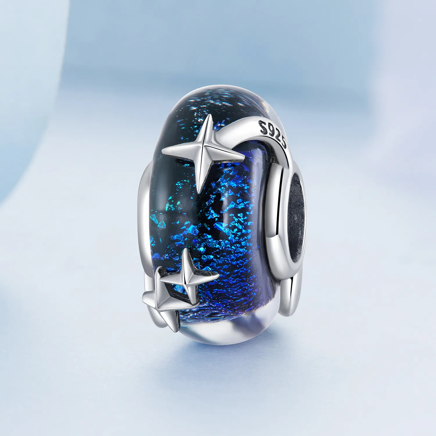 Pandora Style Starry Sky Glass Charm - BSC682