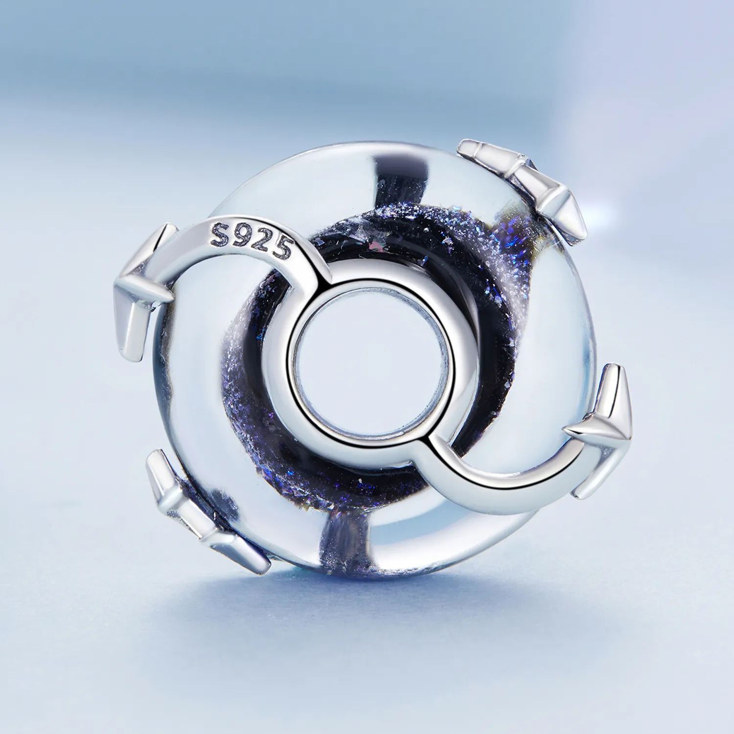 Pandora Style Starry Sky Glass Charm - BSC682